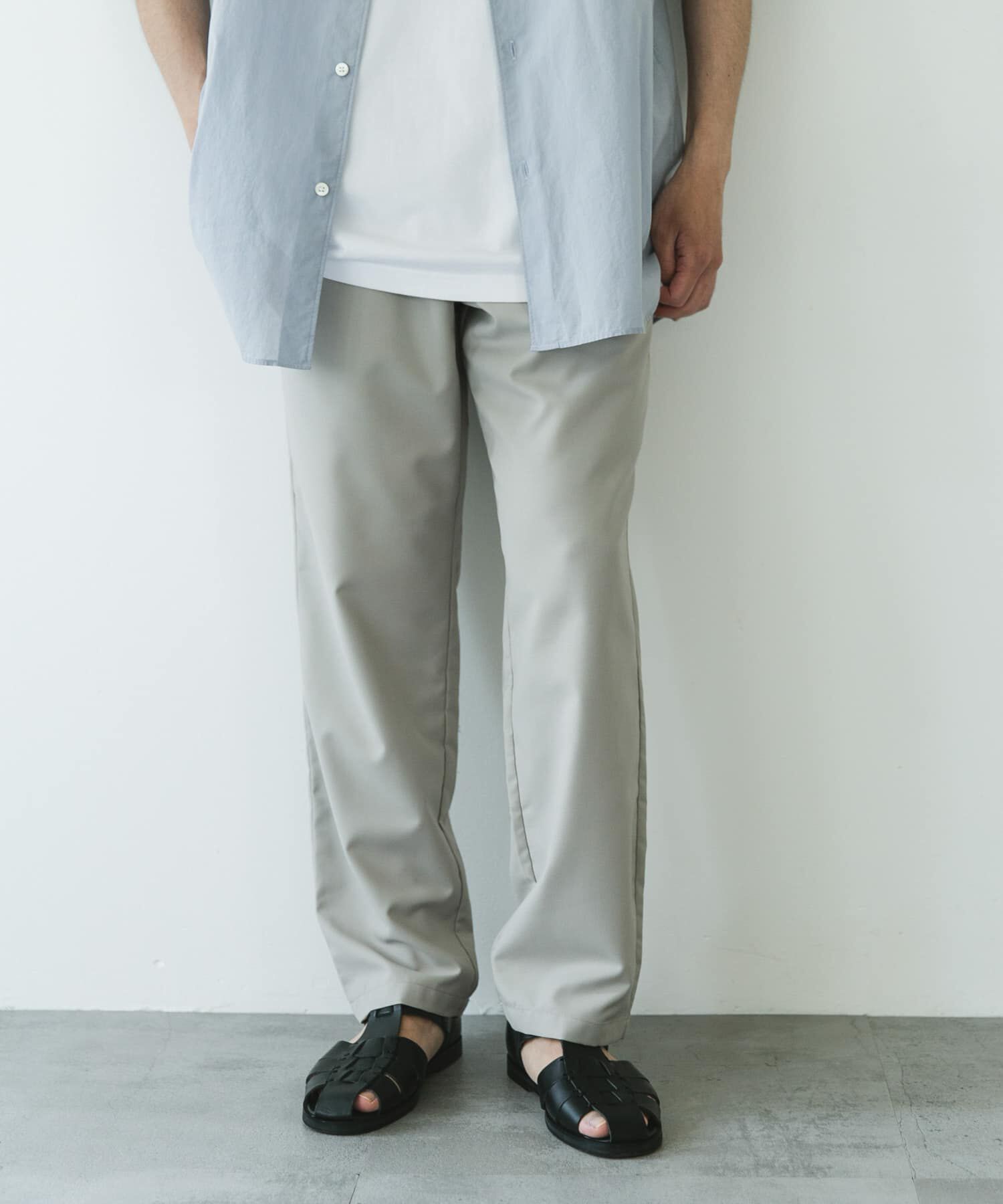 URBAN RESEARCH DOORS「『速乾/接触冷感/イージーケア』ウールライクイージートラウザー」|その他|