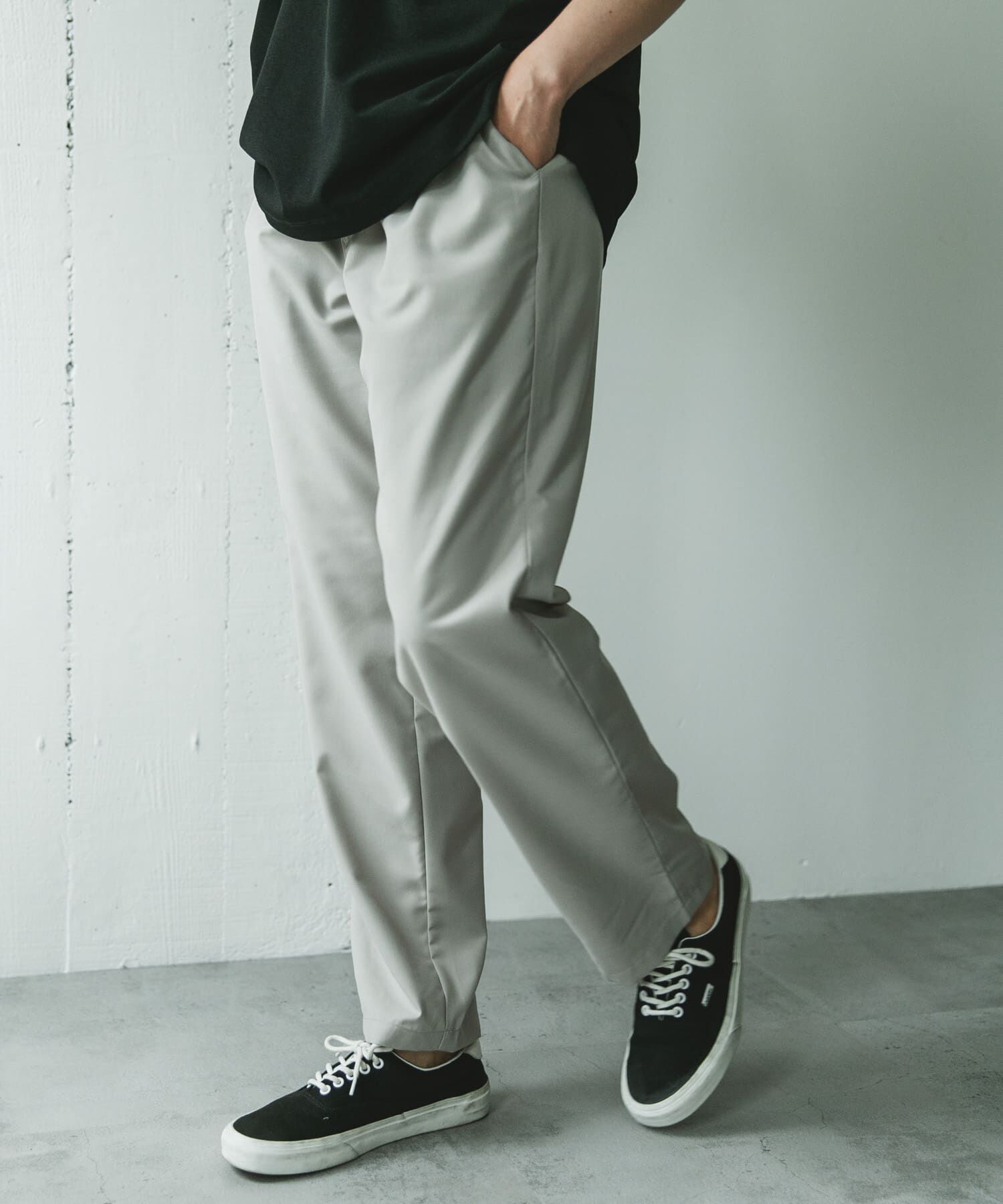 URBAN RESEARCH DOORS「『速乾/接触冷感/イージーケア』ウールライクイージートラウザー」|その他|