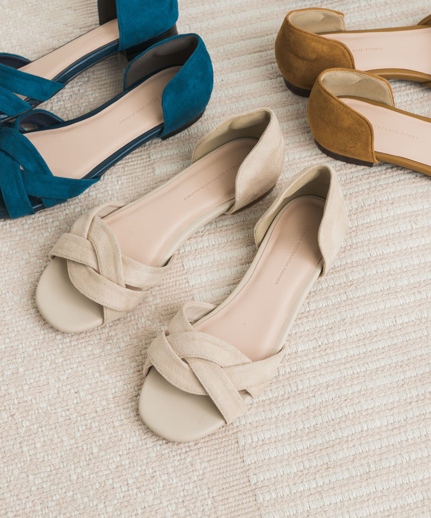 URBAN RESEARCH DOORS「『一部WEB限定カラー』セパレートフラットサンダル」|サンダル|