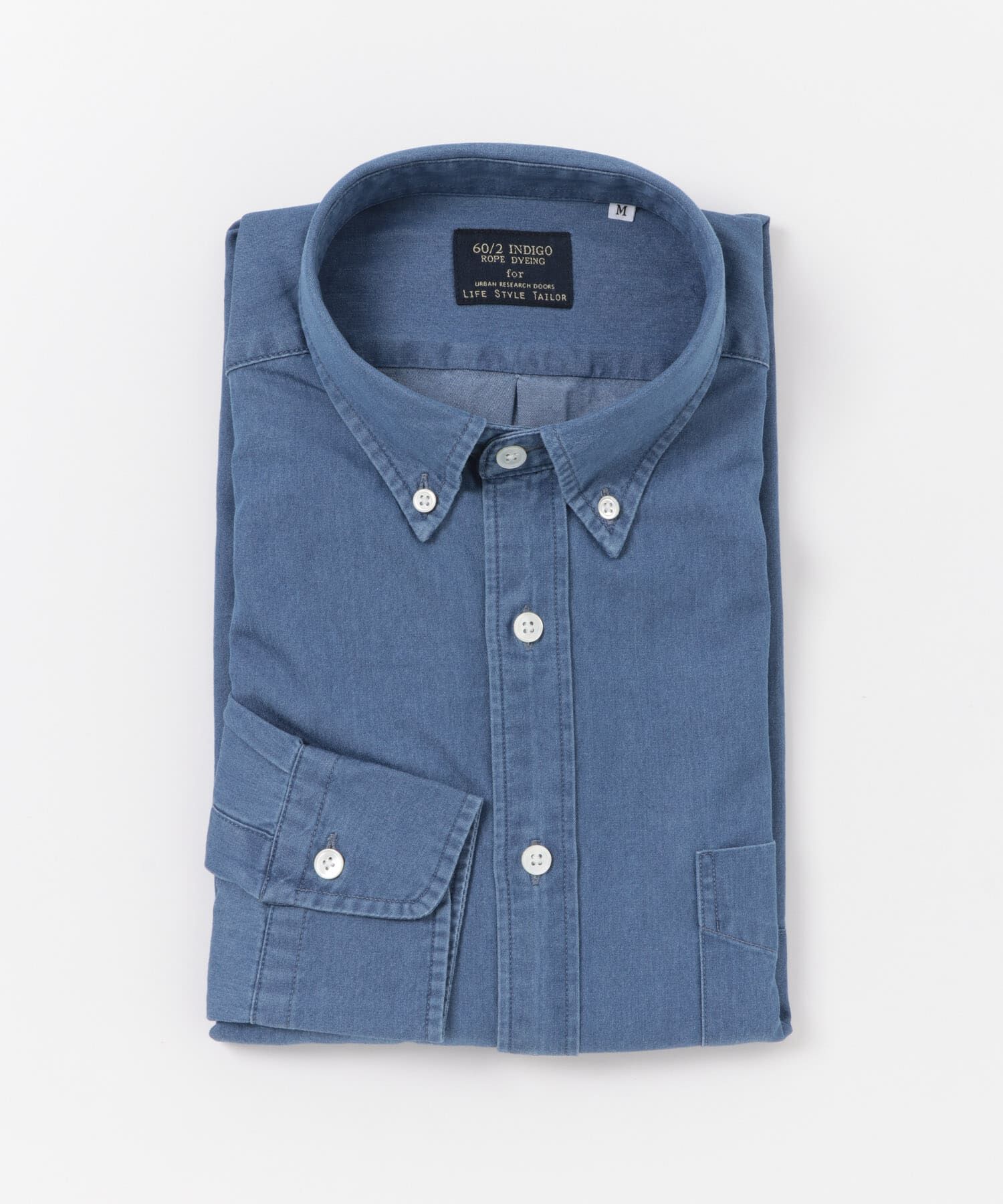 URBAN RESEARCH DOORS「LIFE STYLE TAILOR　デニムボタンダウンシャツ」|シャツ・ブラウス|