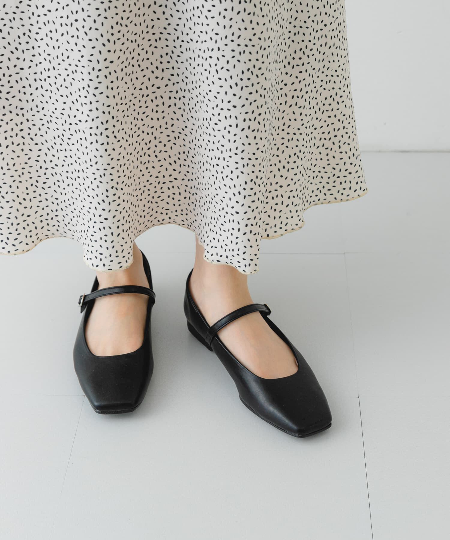 RODE SKO「『MADE IN JAPAN』スクエアトゥメリージェーンシューズ」|パンプス|