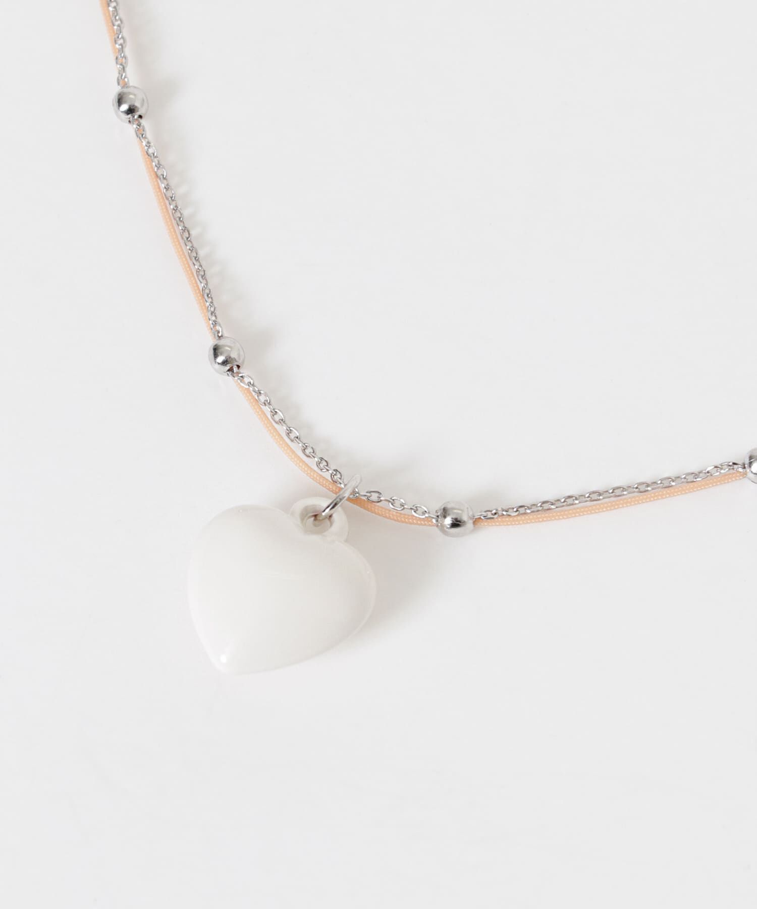 SMELLY「ハートトップコードチェーンネックレス」|ネックレス|