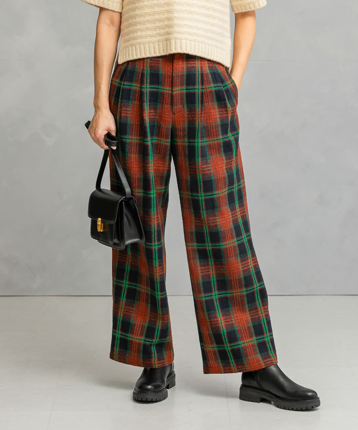 URBAN RESEARCH ROSSO「ツイードストレートパンツ」|その他|