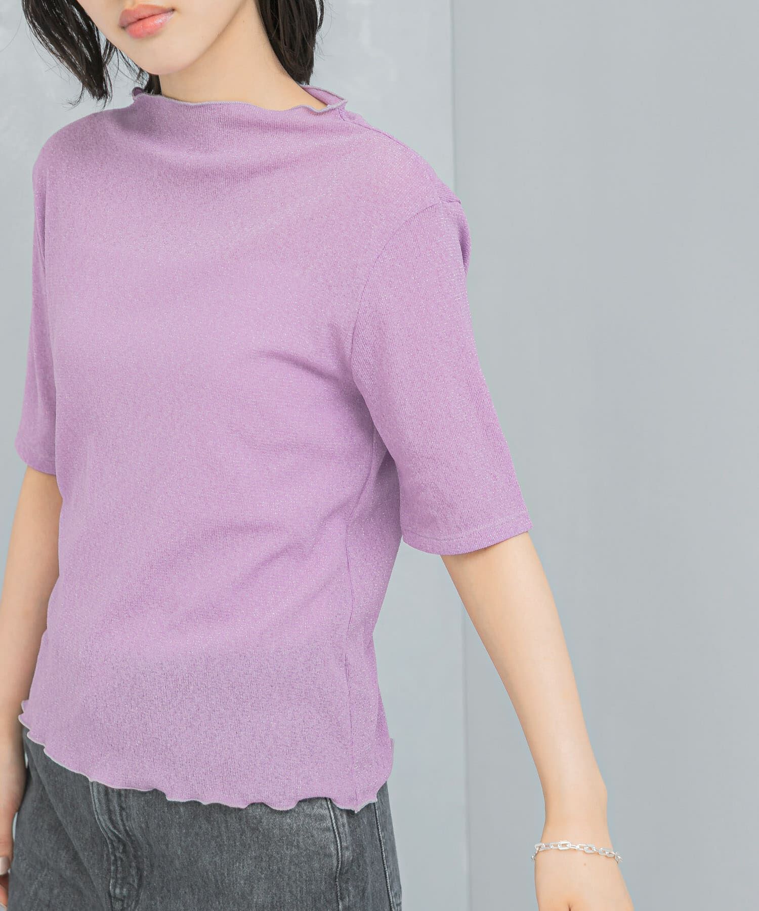 URBAN RESEARCH ROSSO「ラメシアーカットソー」|Tシャツ・カットソー|