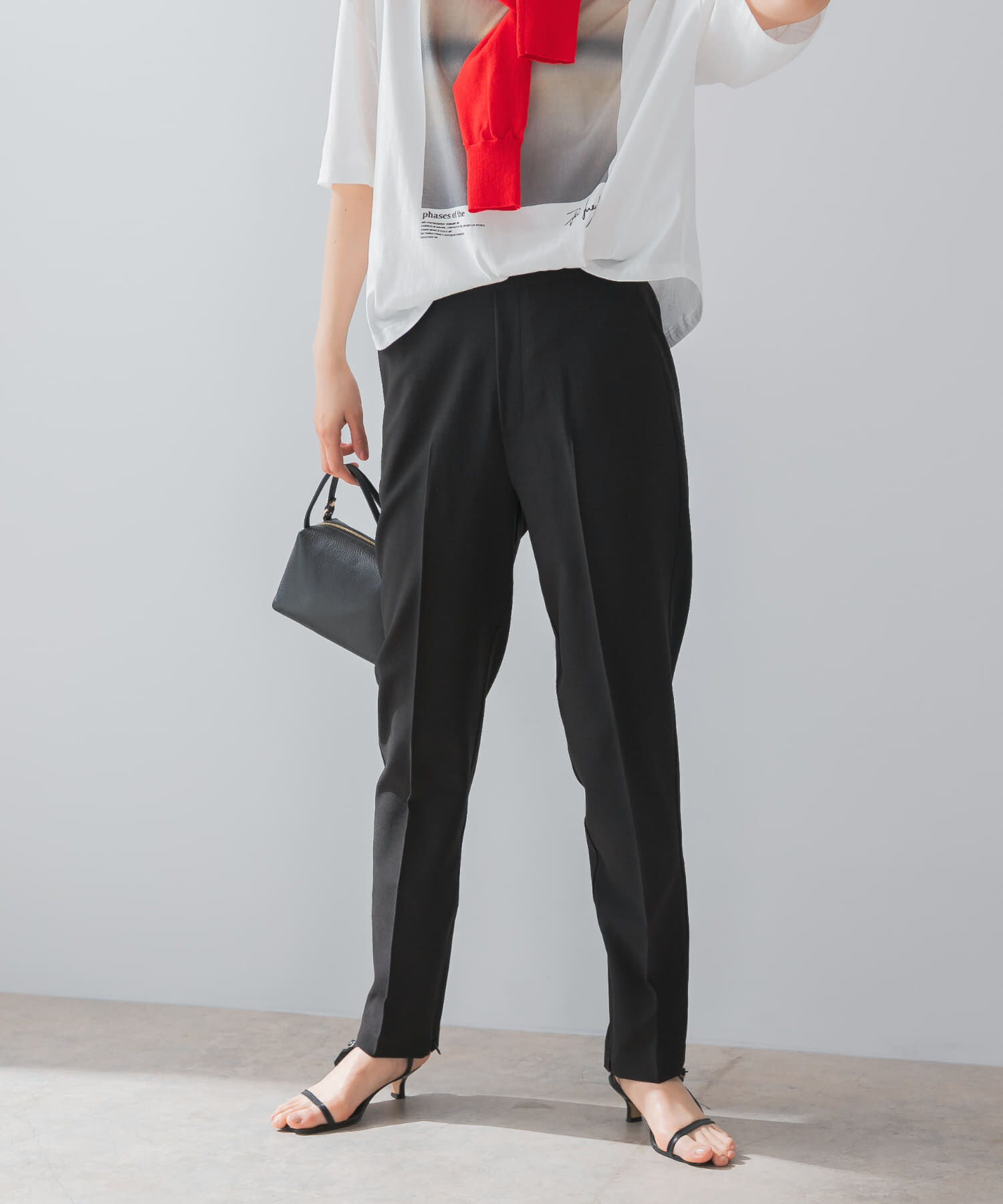 URBAN RESEARCH ROSSO「『UR TECH DRYLUXE』F by ROSSO　センタープレスストレートパンツ」|その他|