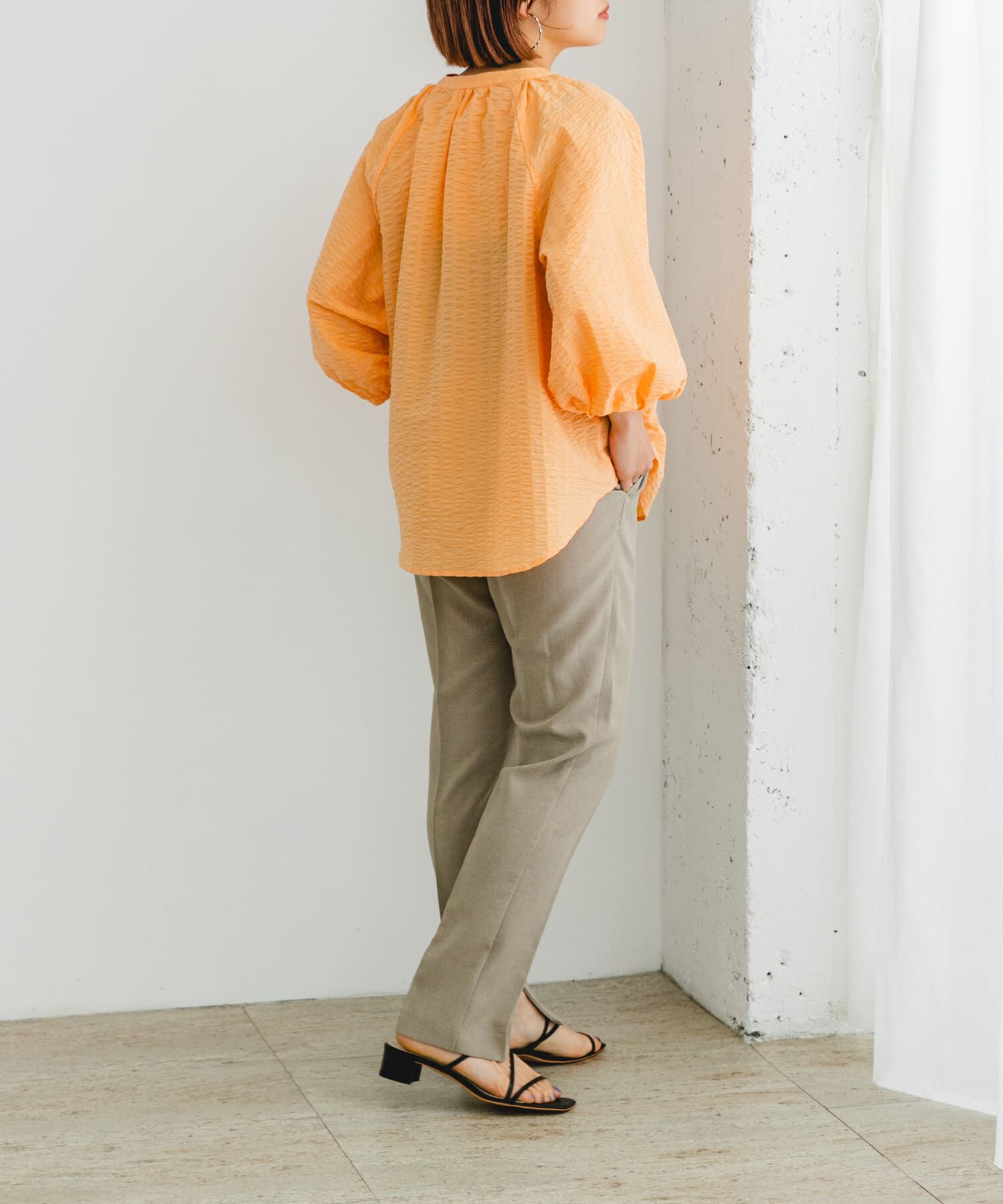 URBAN RESEARCH ROSSO「『UR TECH DRYLUXE』F by ROSSO　センタープレスストレートパンツ」|その他|