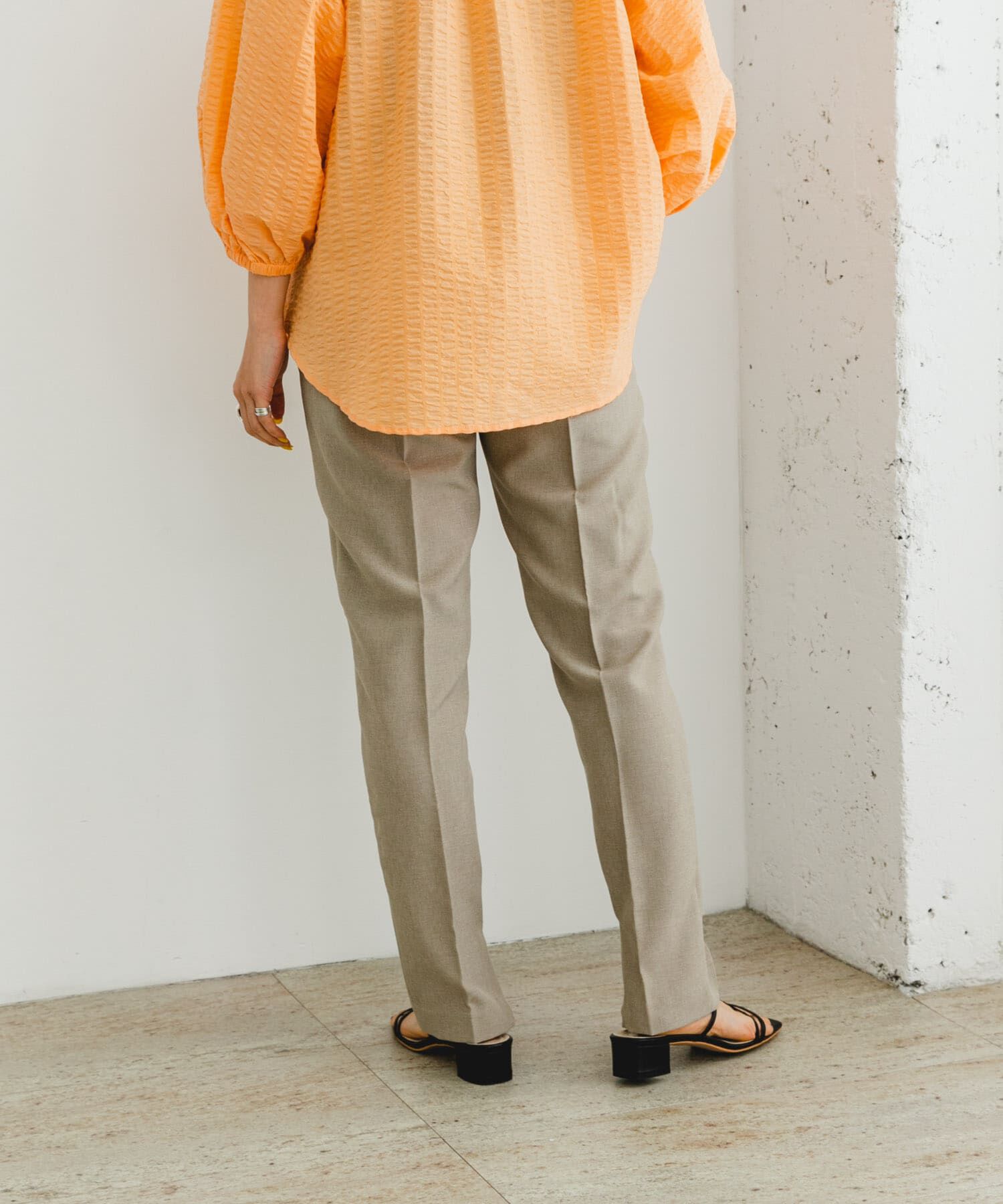 URBAN RESEARCH ROSSO「『UR TECH DRYLUXE』F by ROSSO　センタープレスストレートパンツ」|その他|