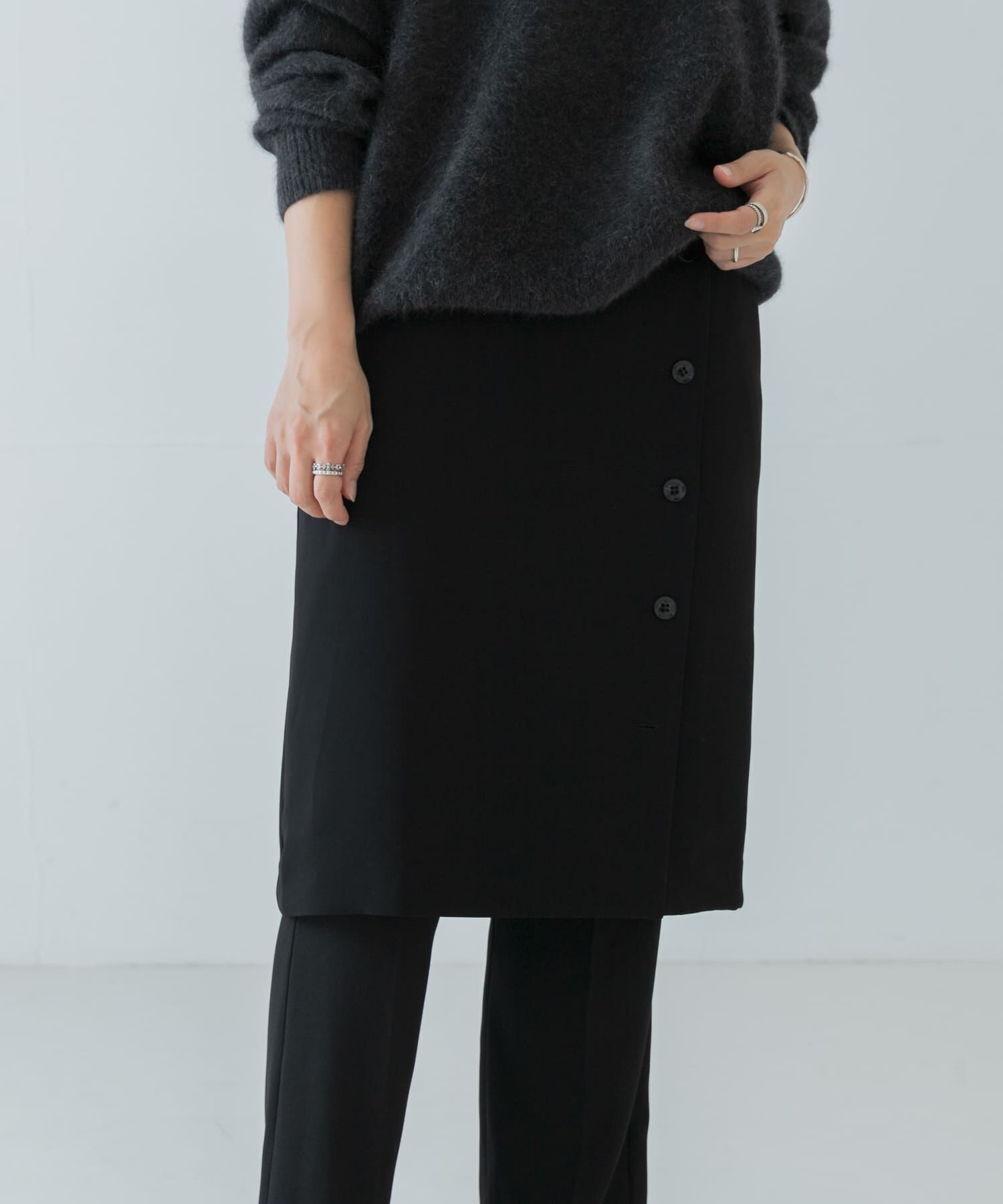 URBAN RESEARCH「レイヤードラップスカート」|スカート|