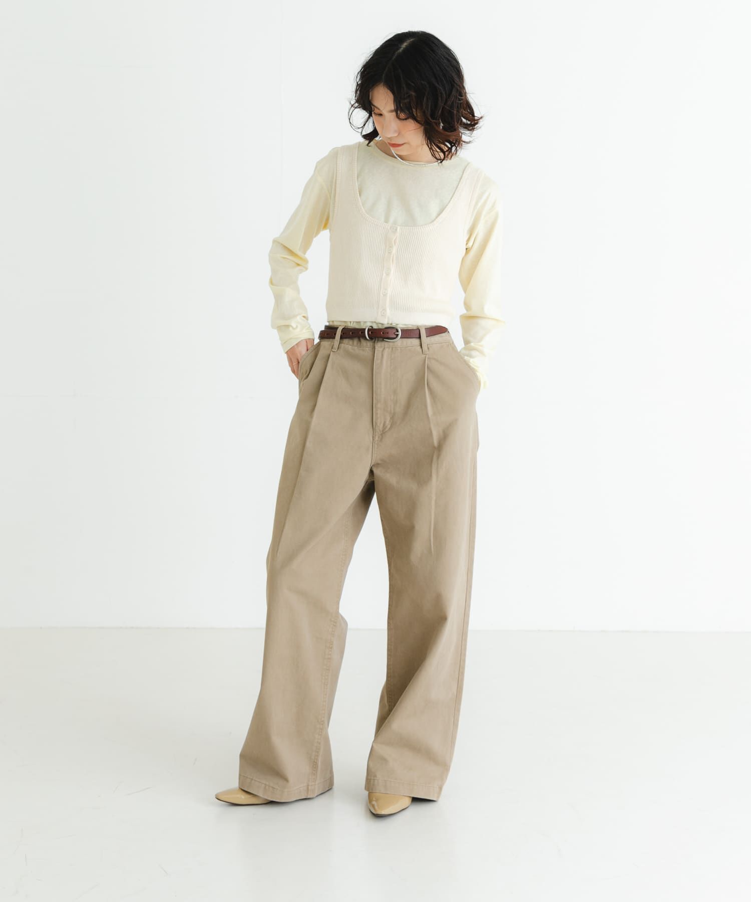 URBAN RESEARCH「『UR TECH』メランジコットンベスト」|ベスト・ジレ|