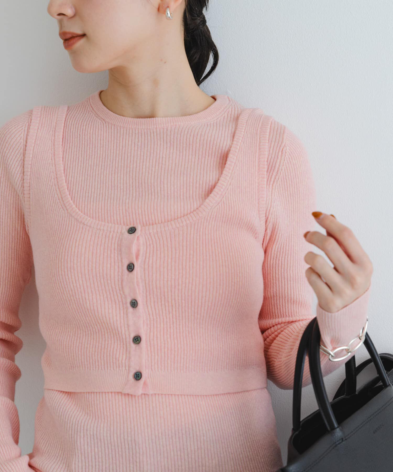 URBAN RESEARCH「『UR TECH』メランジコットンベスト」|ベスト・ジレ|