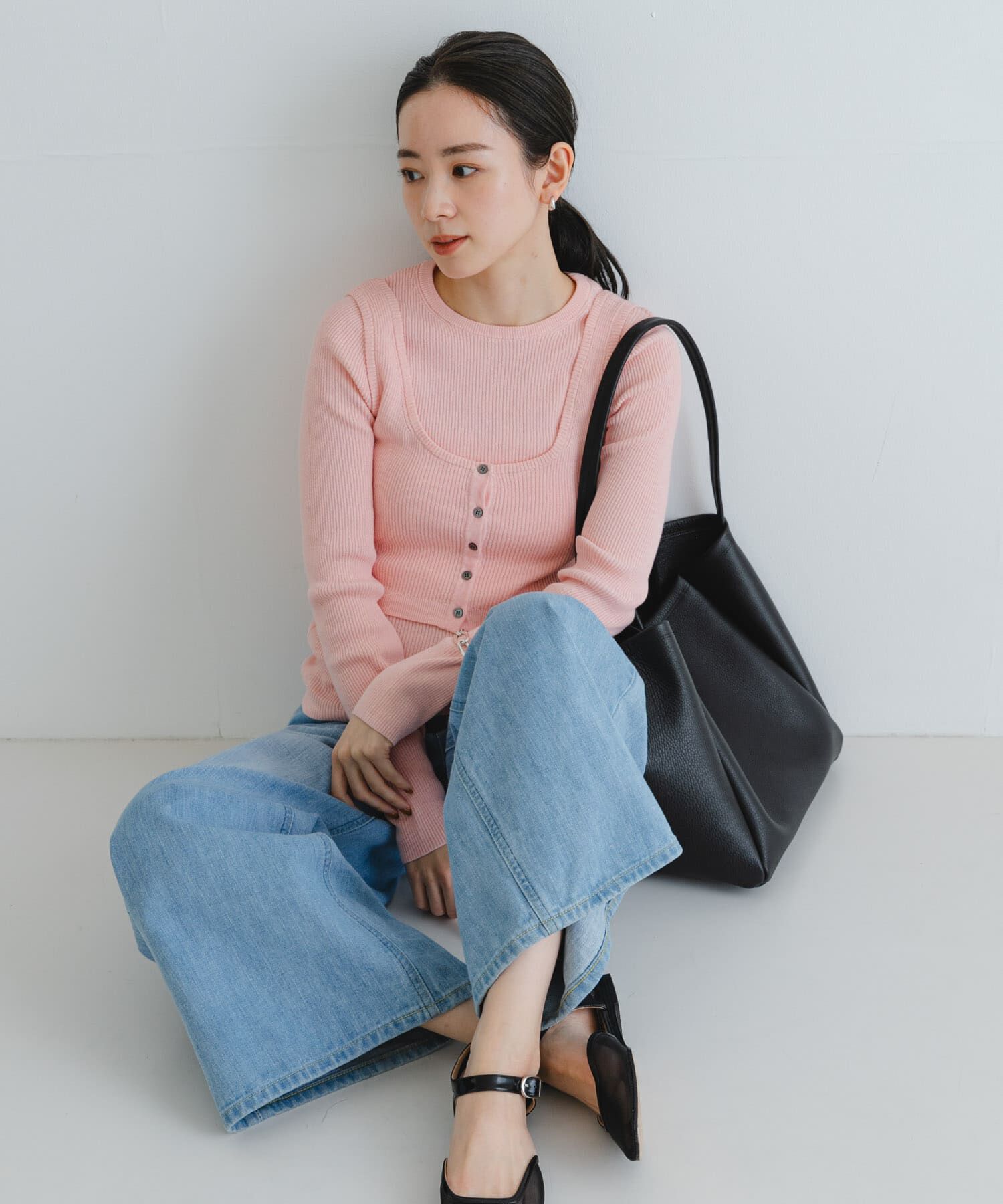 URBAN RESEARCH「『UR TECH』メランジコットンベスト」|ベスト・ジレ|