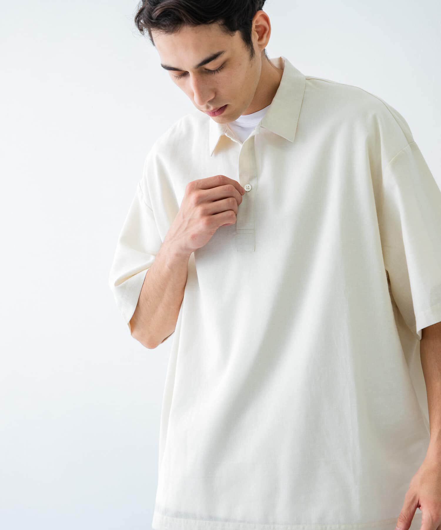 URBAN RESEARCH「『UR TECH DRYLUXE』高機能リネンポロシャツ」|ポロシャツ|