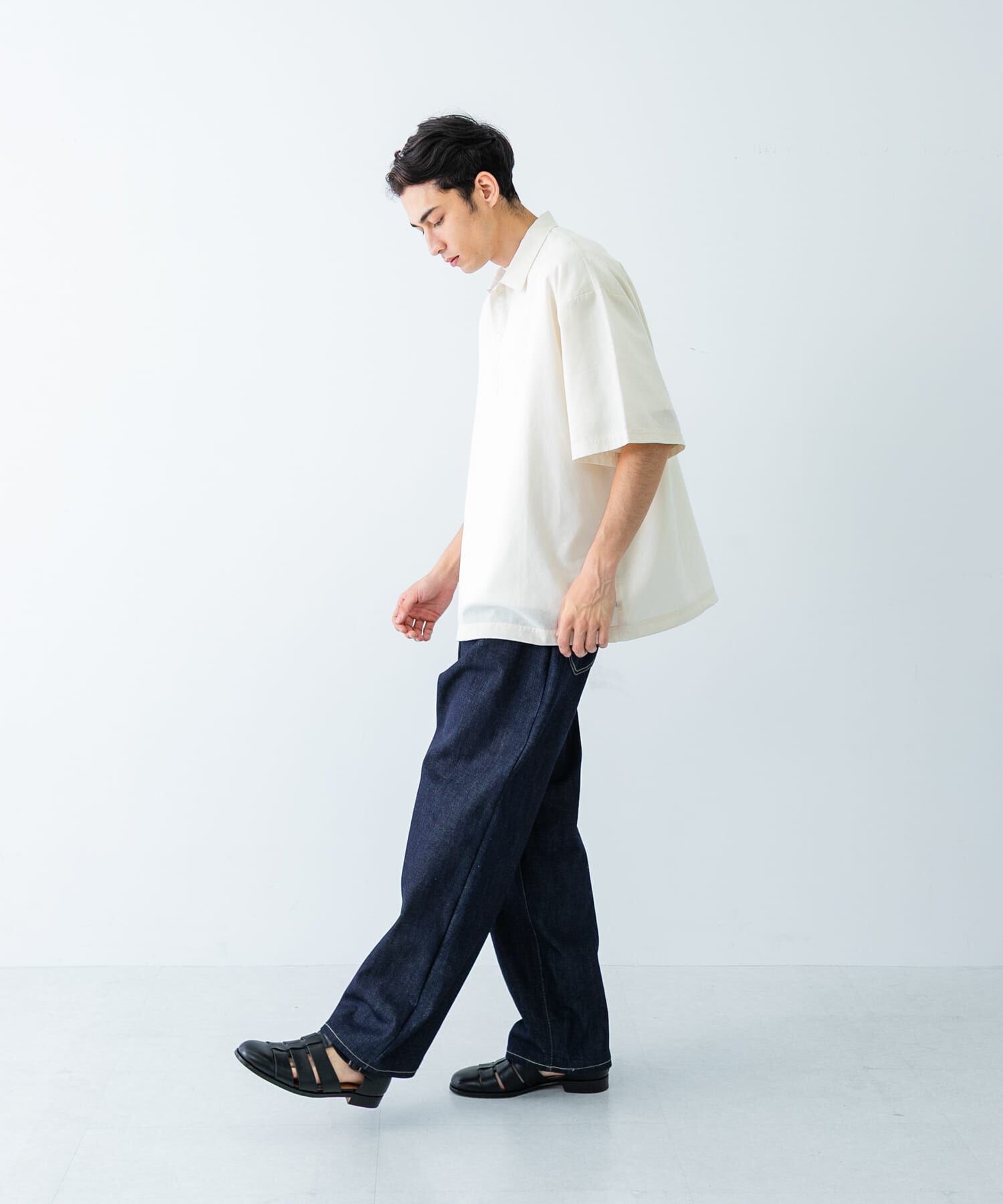 URBAN RESEARCH「『UR TECH DRYLUXE』高機能リネンポロシャツ」|ポロシャツ|