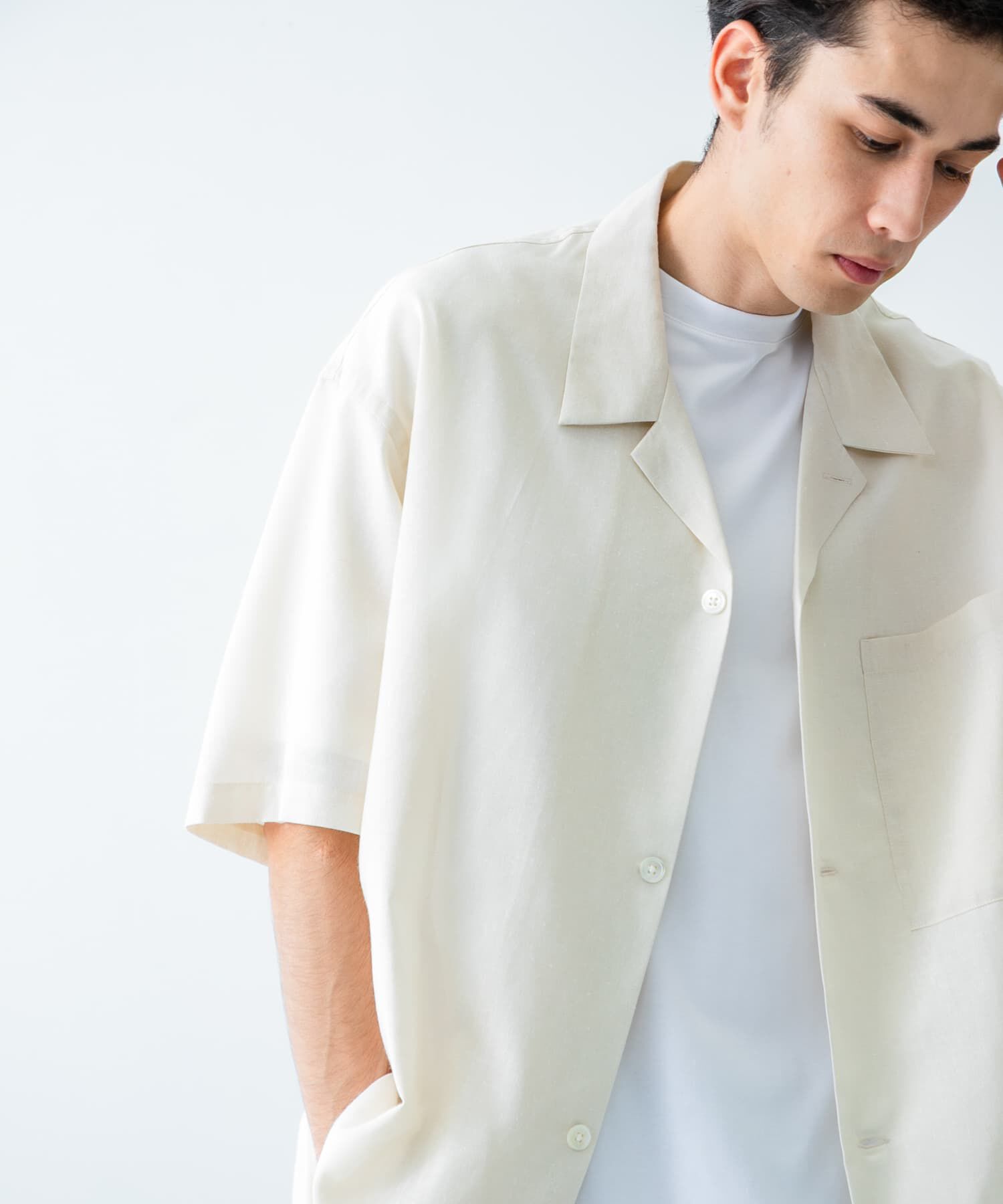 URBAN RESEARCH「『UR TECH DRYLUXE』高機能リネンシャツジャケット」|シャツ・ブラウス|