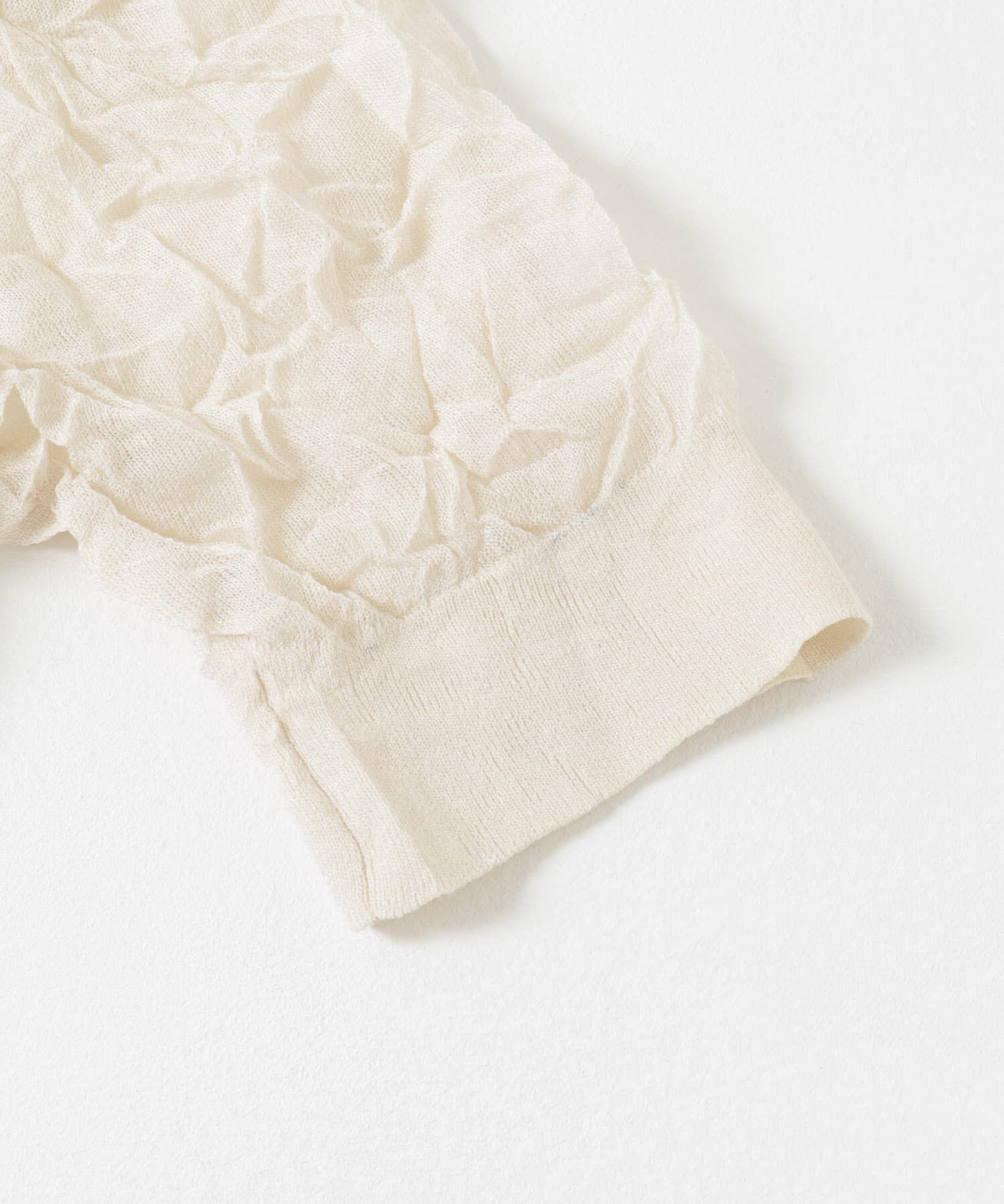 URBAN RESEARCH「new basic　リネン混ワッシャーハーフスリーブニット」|ニット・セーター|