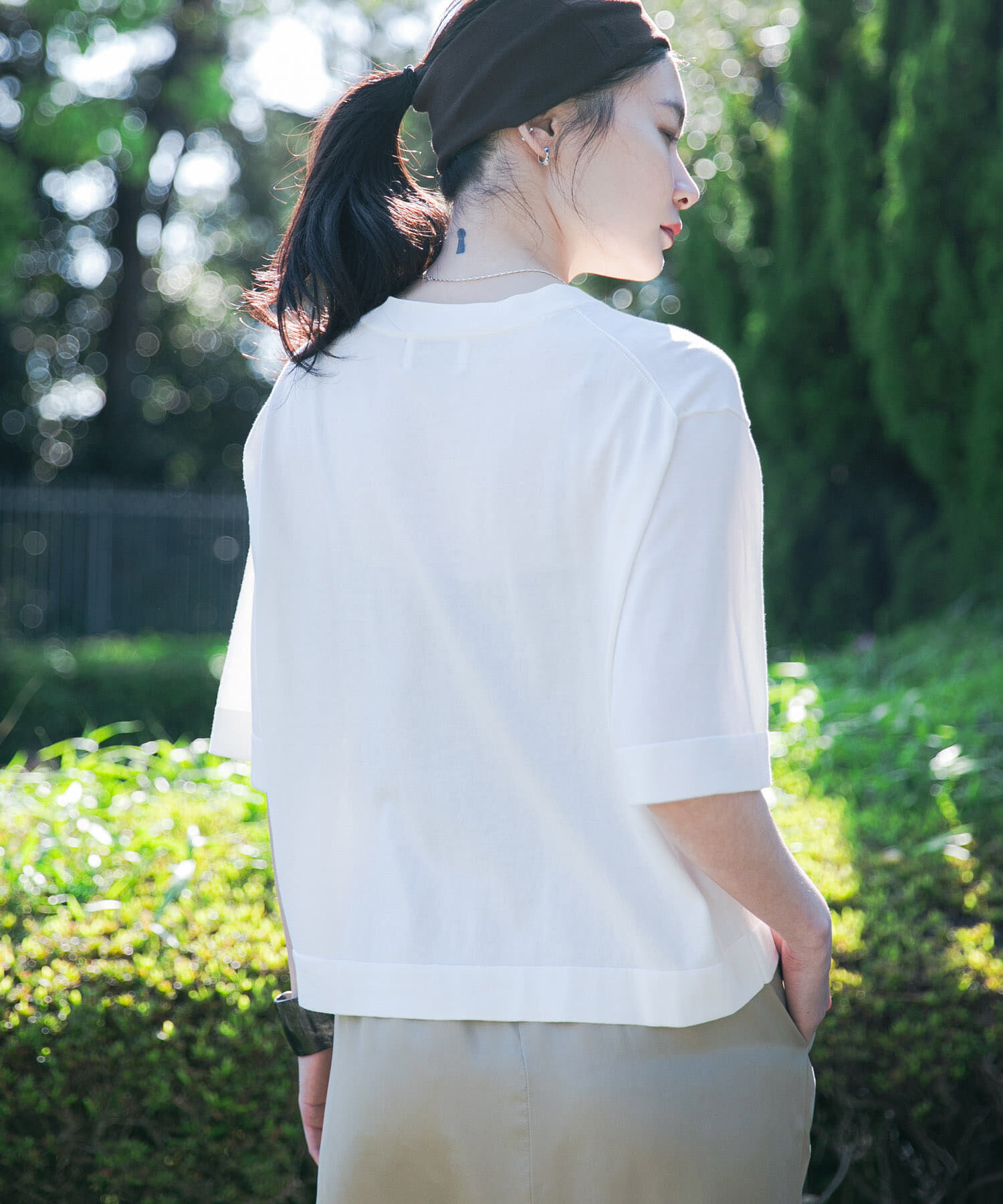 URBAN RESEARCH「new basic　ハイゲージニットTシャツ」|Tシャツ・カットソー|