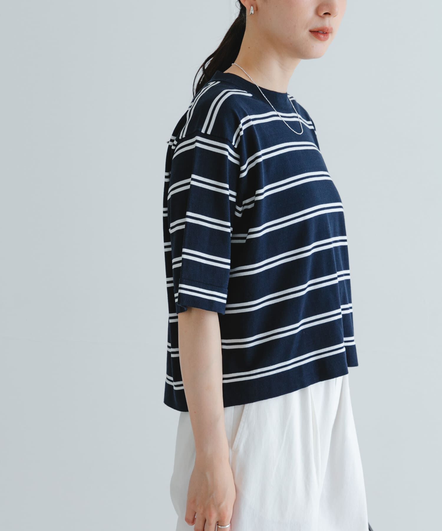 URBAN RESEARCH「new basic　ハイゲージニットTシャツ」|Tシャツ・カットソー|