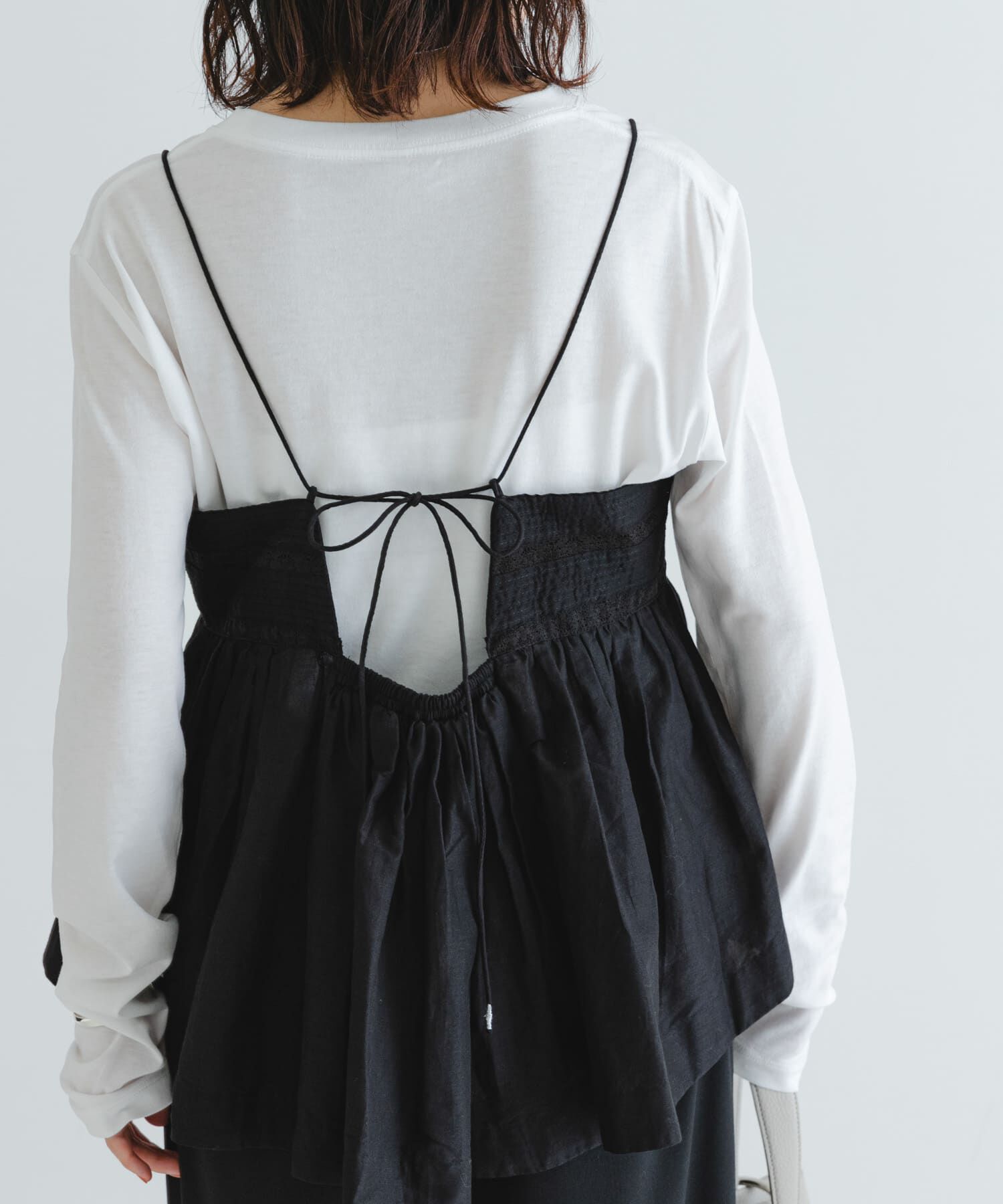 URBAN RESEARCH「レース切り替えキャミブラウス」|キャミソール|