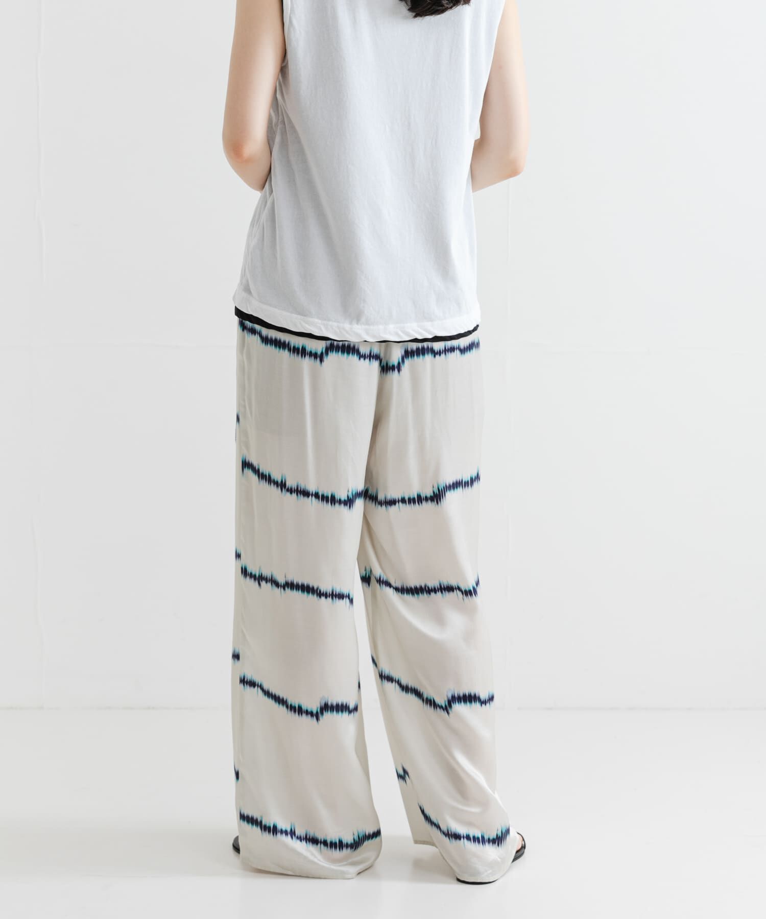 URBAN RESEARCH「『2サイズ展開』シルクミックスボーダープリントパンツ」|その他|