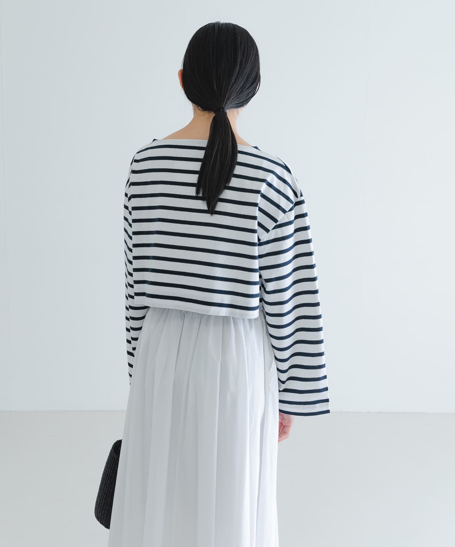 URBAN RESEARCH「『別注』Le minor&times;UR　Border cropped T-shirts」|Tシャツ・カットソー|