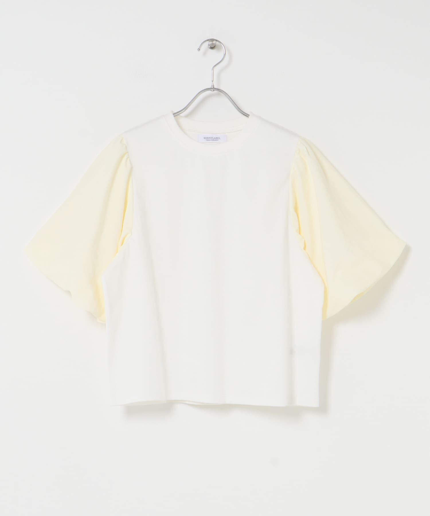 Sonny Label 「『WEB/一部店舗限定』異素材バルーンスリーブプルオーバー」|Tシャツ・カットソー|
