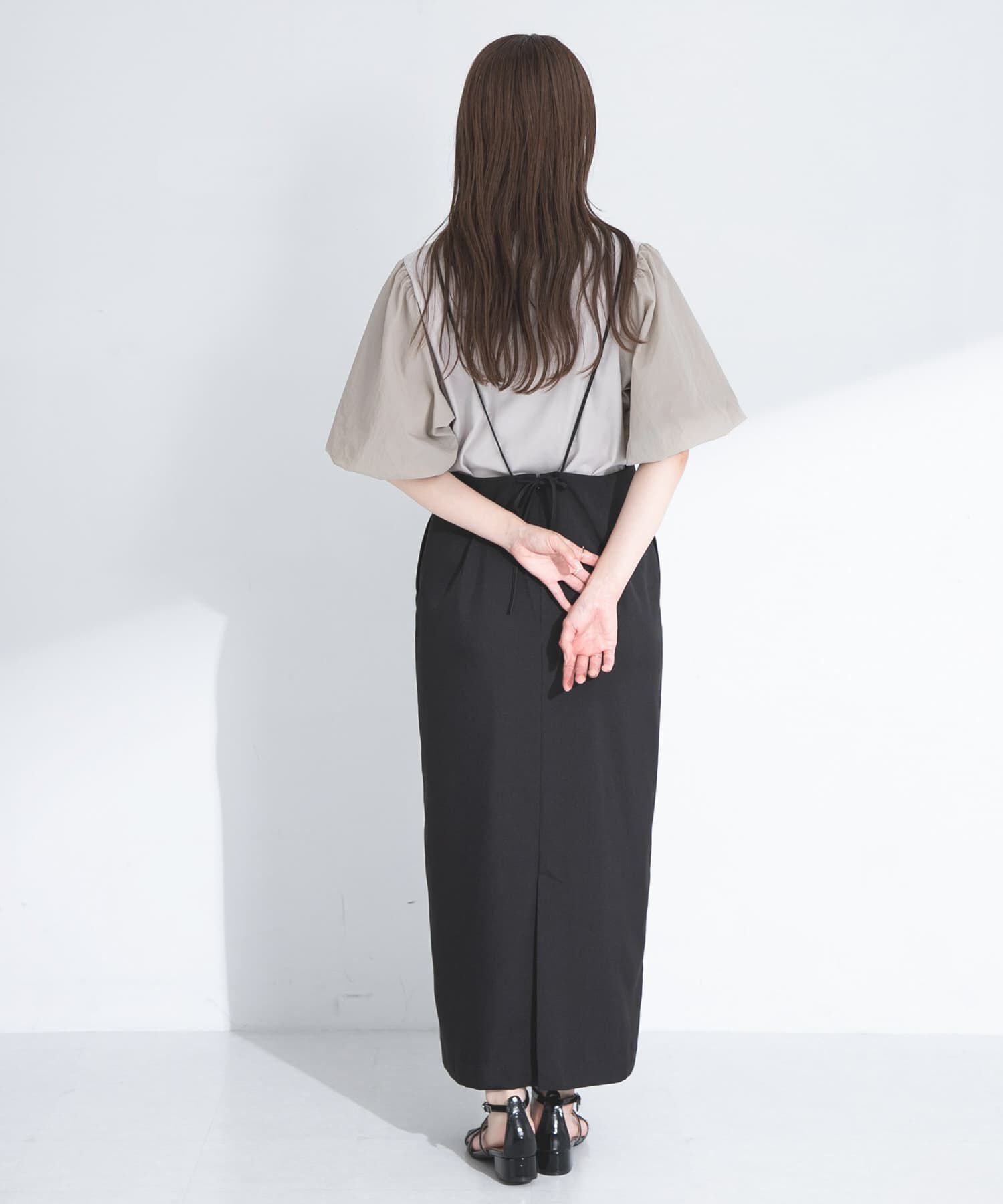 Sonny Label 「『WEB/一部店舗限定』異素材バルーンスリーブプルオーバー」|Tシャツ・カットソー|