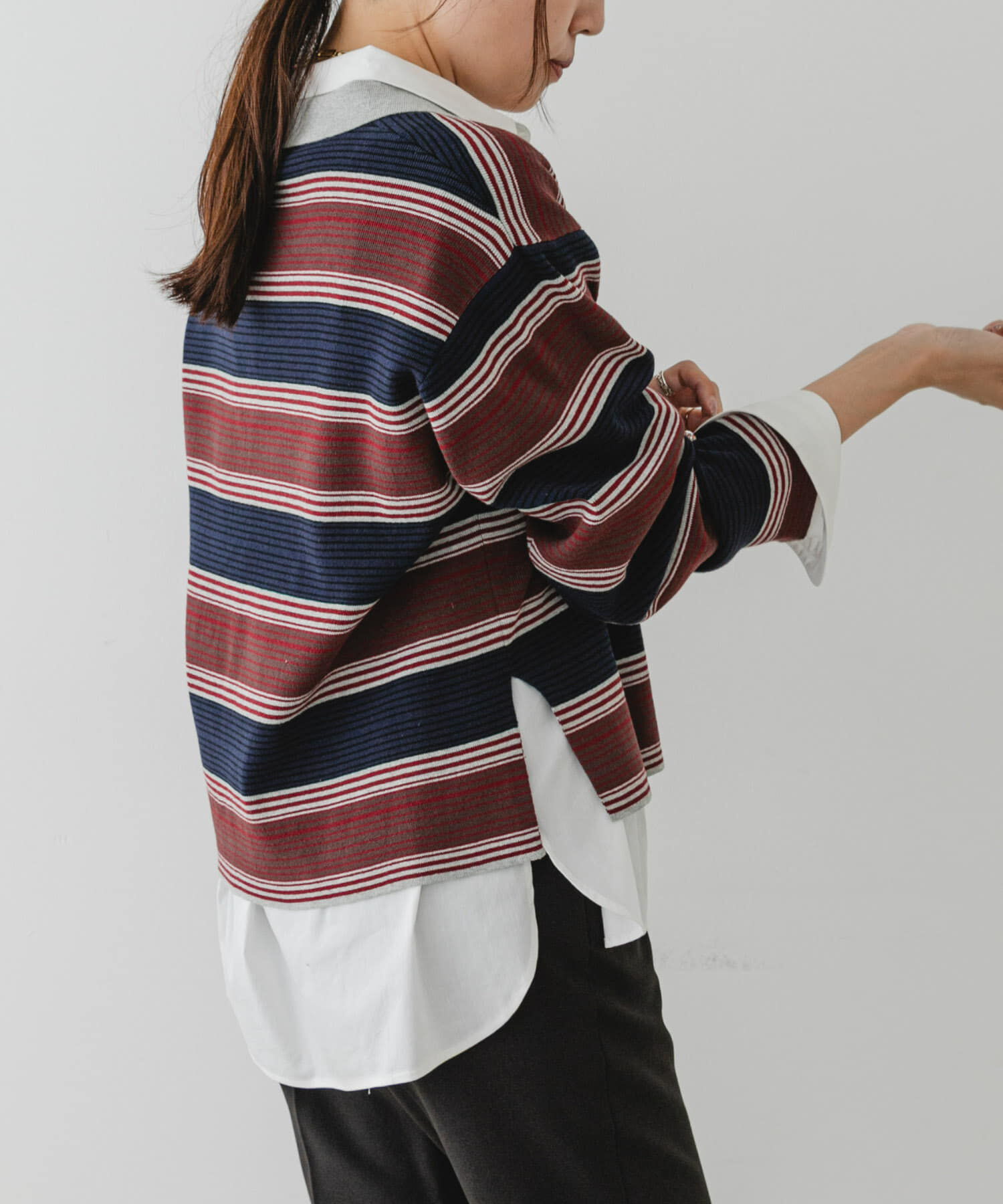 URBAN RESEARCH ROSSO「F by ROSSO　ラガーニットプルオーバー」|ニット・セーター|