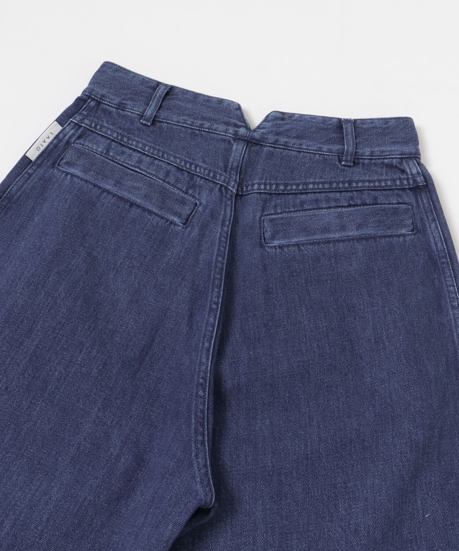LAATO「denim wide pants」|デニム|