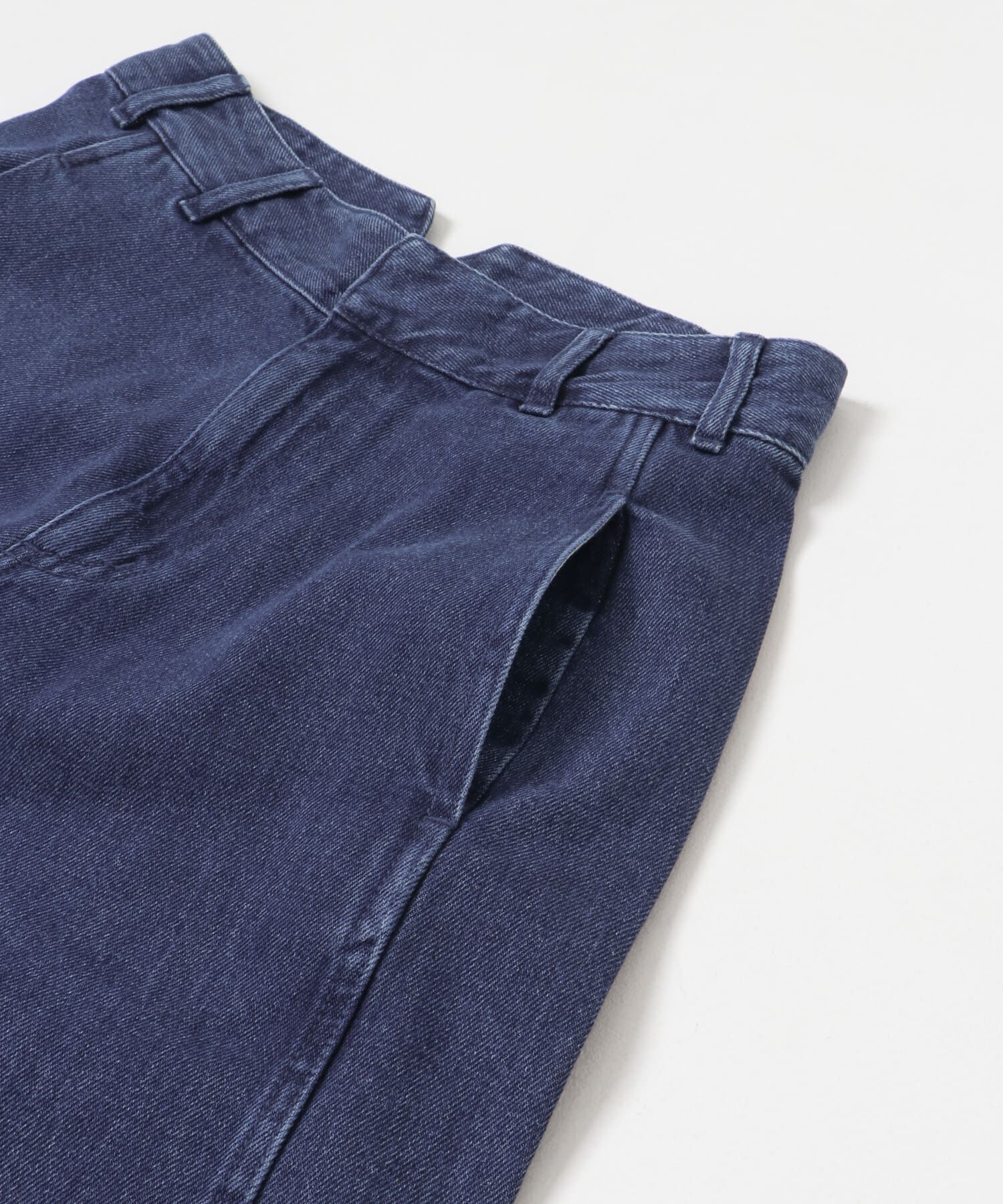 LAATO「denim wide pants」|デニム|