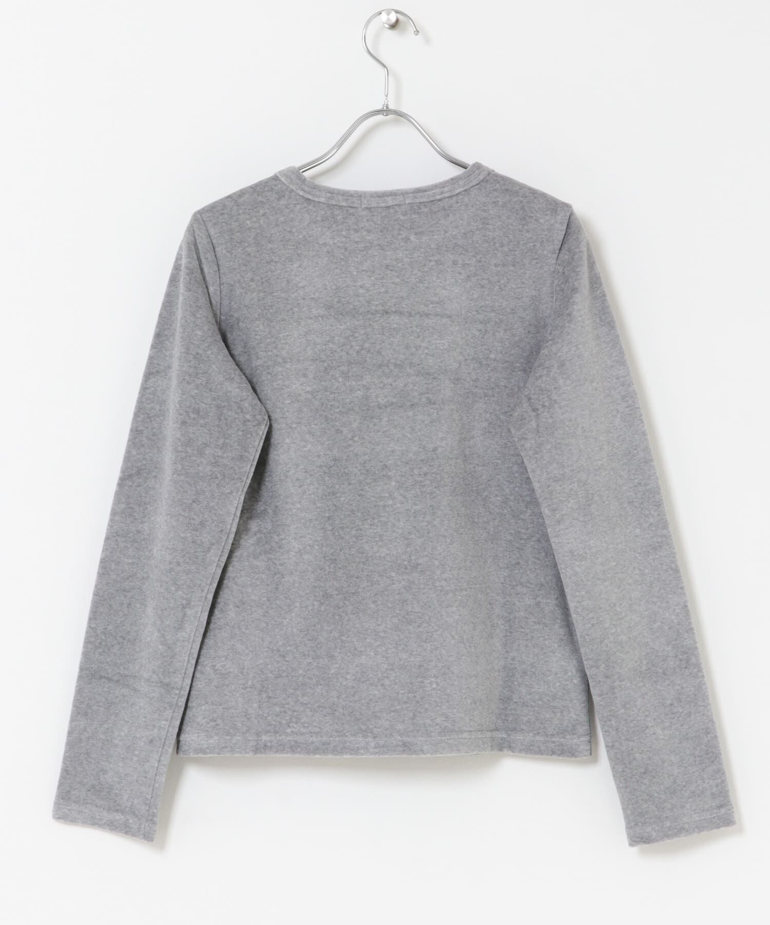 URBAN RESEARCH DOORS「FORK&SPOON　ベロアロングスリーブTシャツ」|Tシャツ・カットソー|