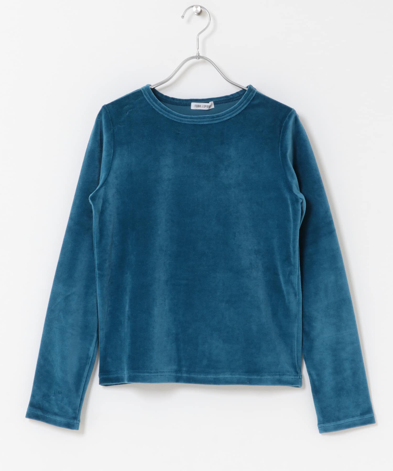 URBAN RESEARCH DOORS「FORK&SPOON　ベロアロングスリーブTシャツ」|Tシャツ・カットソー|