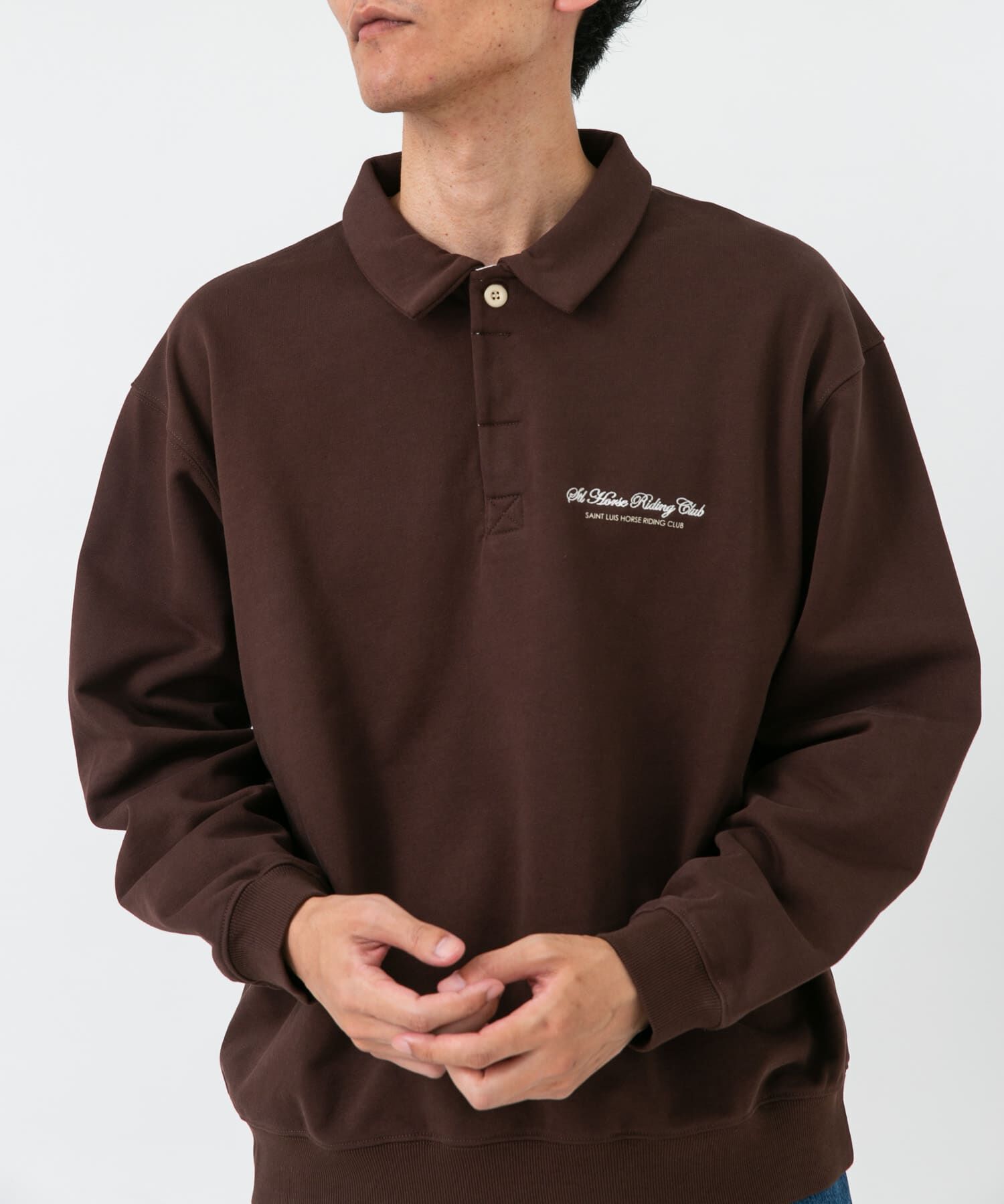 Sonny Label 「GEM SPORTSWEAR　スウェットポロシャツ」|スウェット・ジャージ|