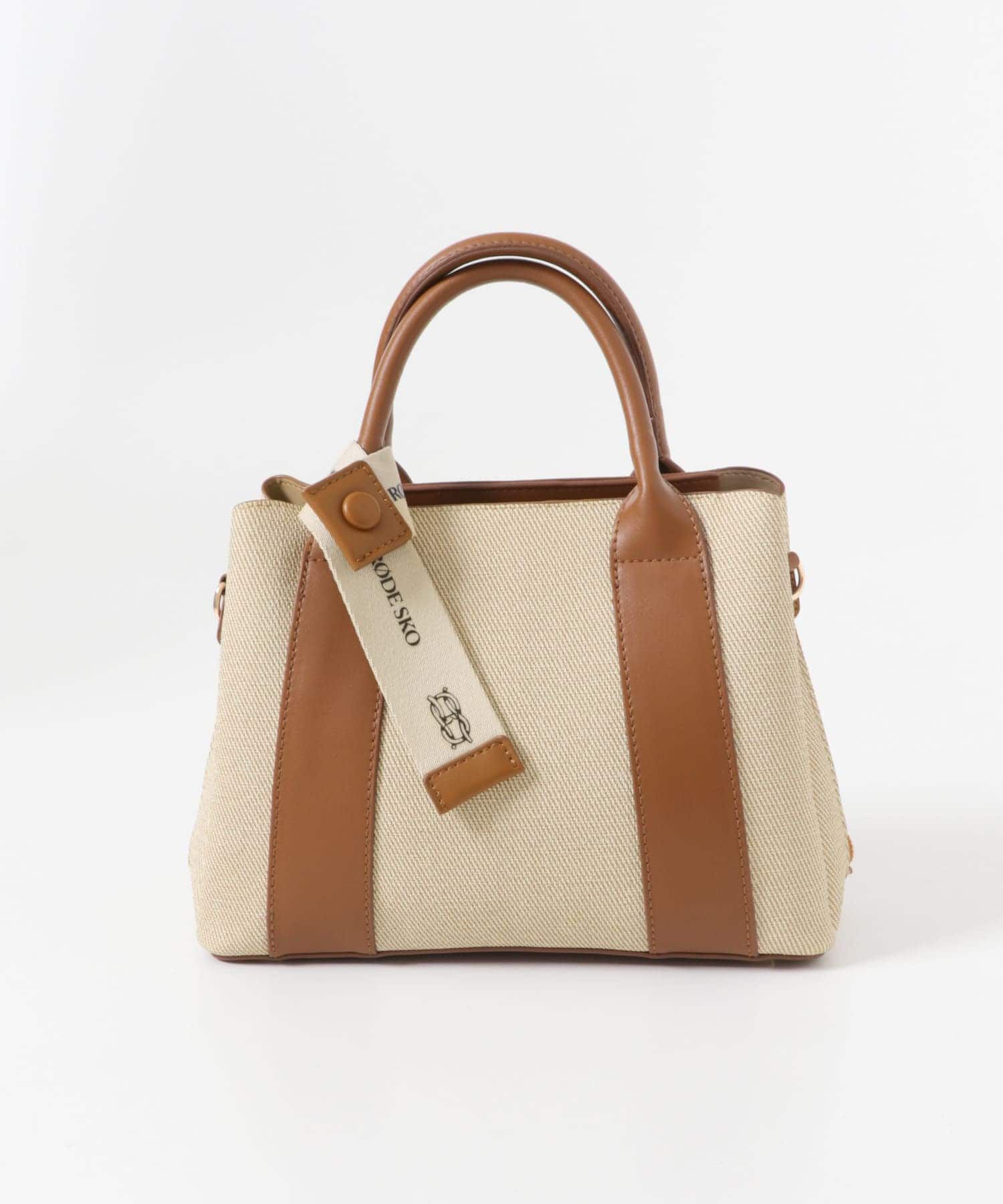 RODE SKO「ロゴリボン付2WAYハンドバッグ」|ハンドバッグ|