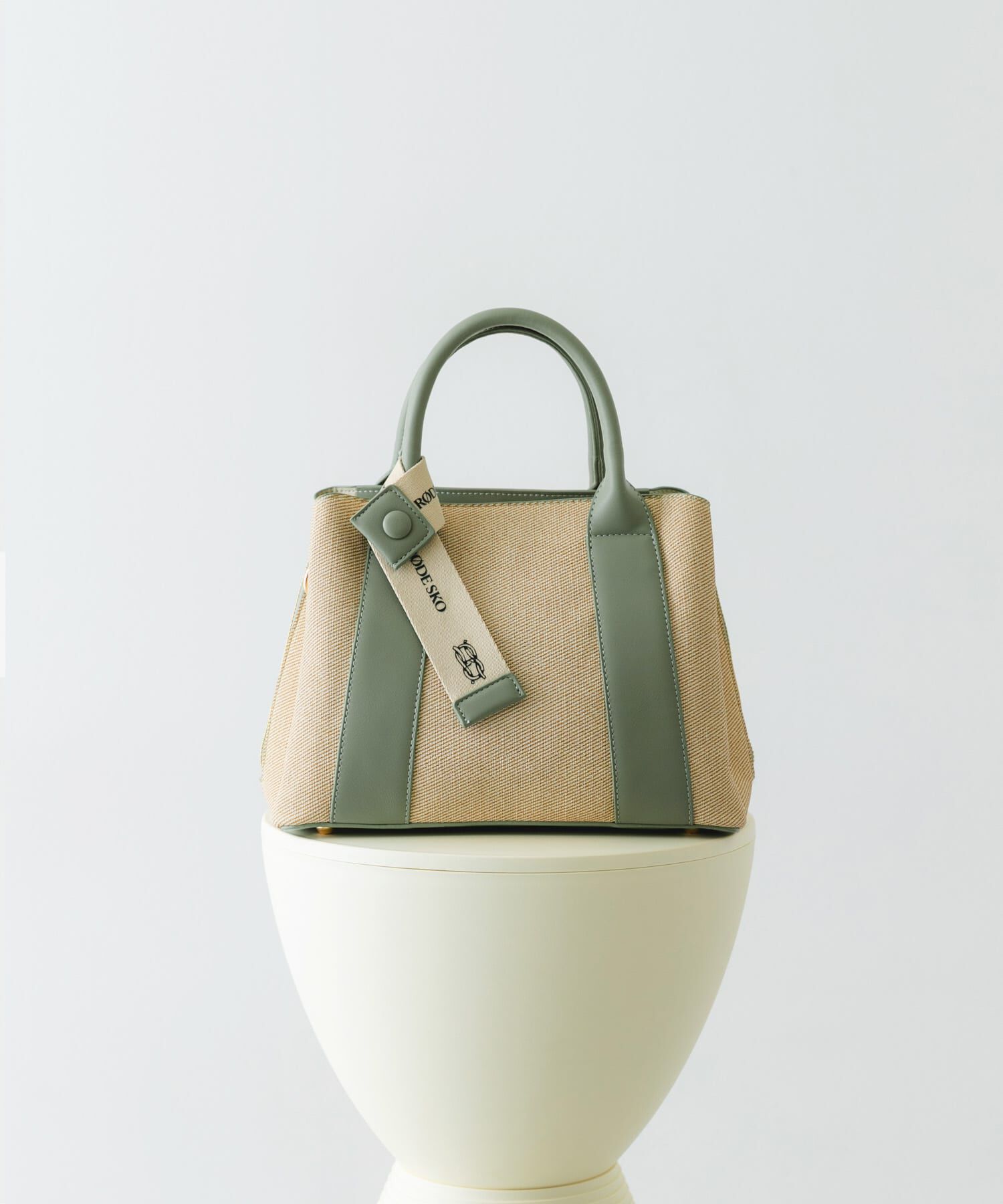 RODE SKO「ロゴリボン付2WAYハンドバッグ」|ハンドバッグ|