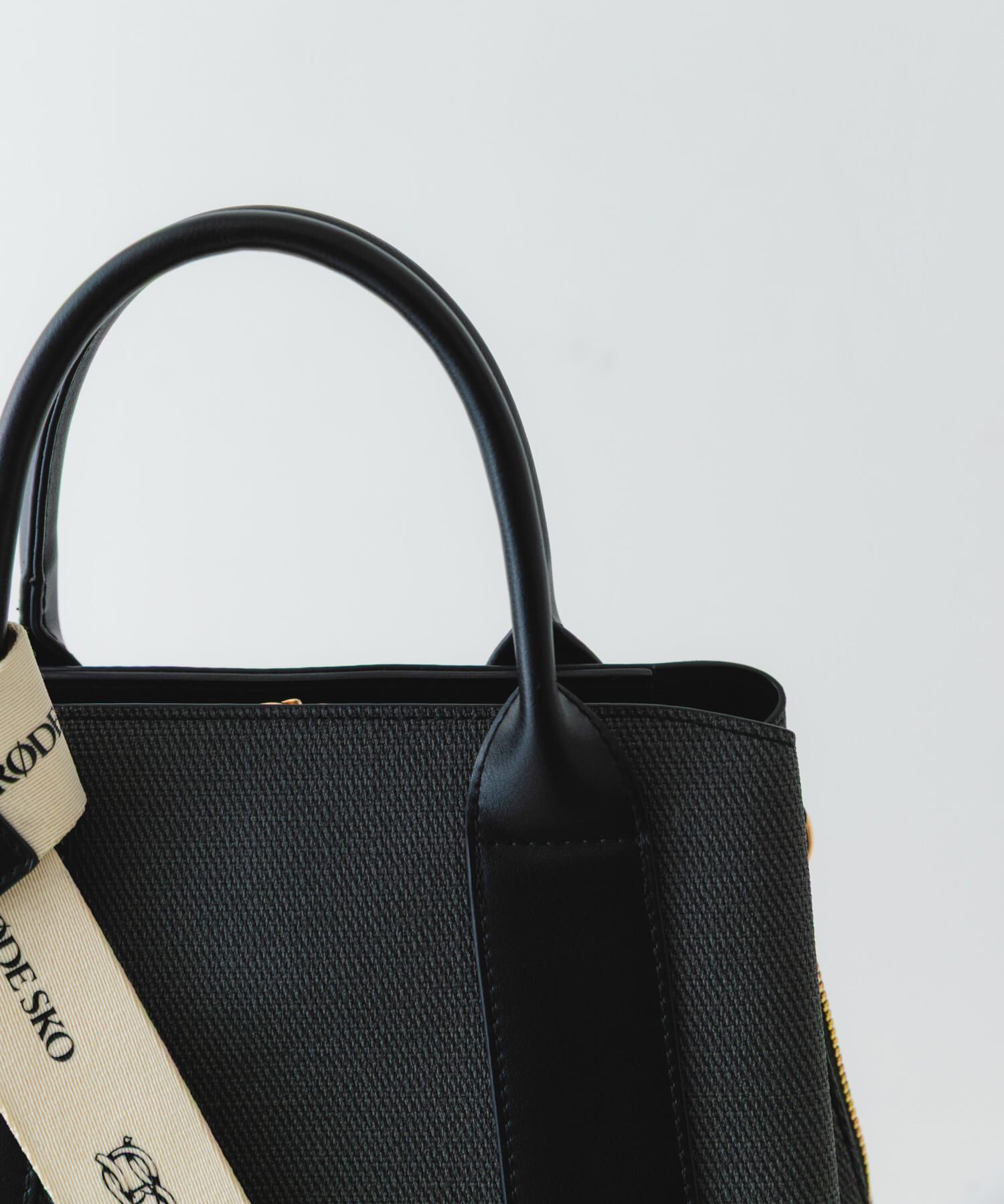 RODE SKO「ロゴリボン付2WAYハンドバッグ」|ハンドバッグ|