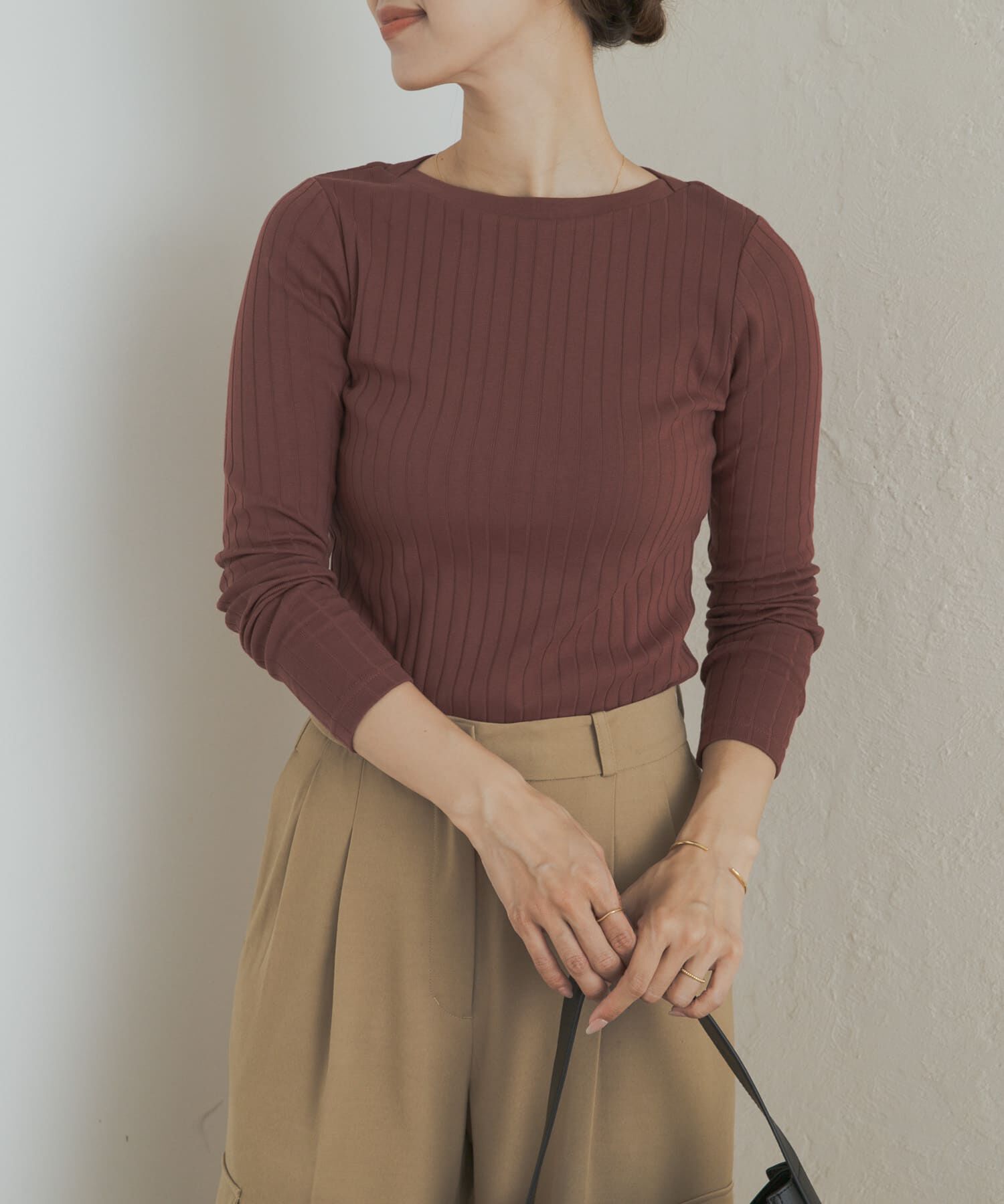 URBAN RESEARCH DOORS「針抜き長袖カットソー」|Tシャツ・カットソー|