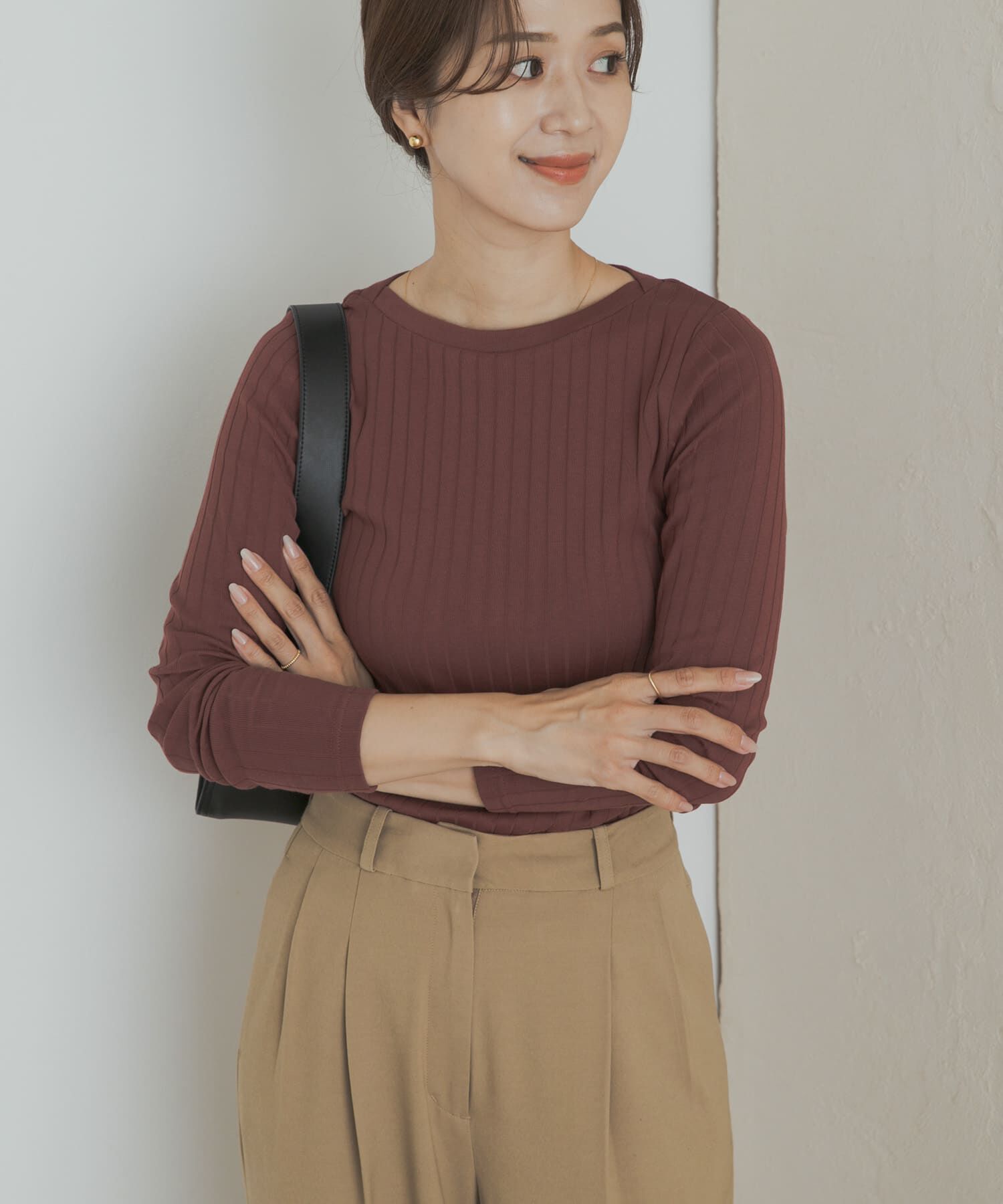 URBAN RESEARCH DOORS「針抜き長袖カットソー」|Tシャツ・カットソー|