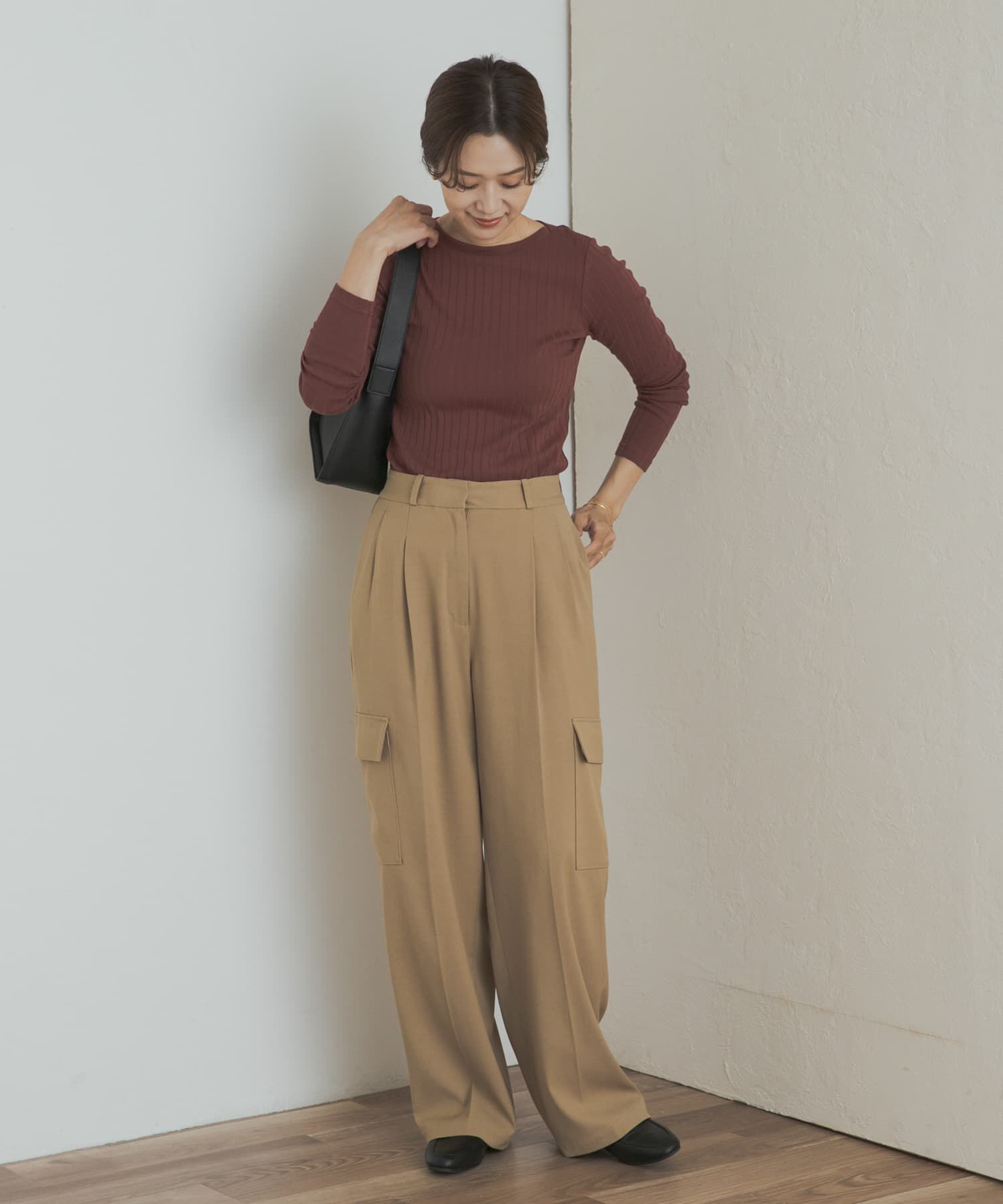 URBAN RESEARCH DOORS「針抜き長袖カットソー」|Tシャツ・カットソー|