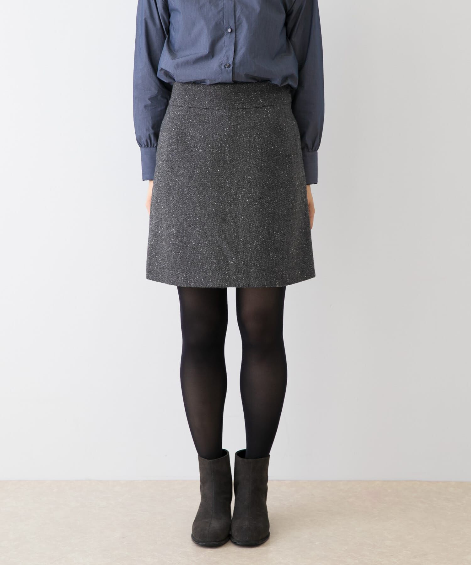 URBAN RESEARCH ROSSO「F by ROSSO　ヘリンボンツイードスカート風キュロット」|その他|