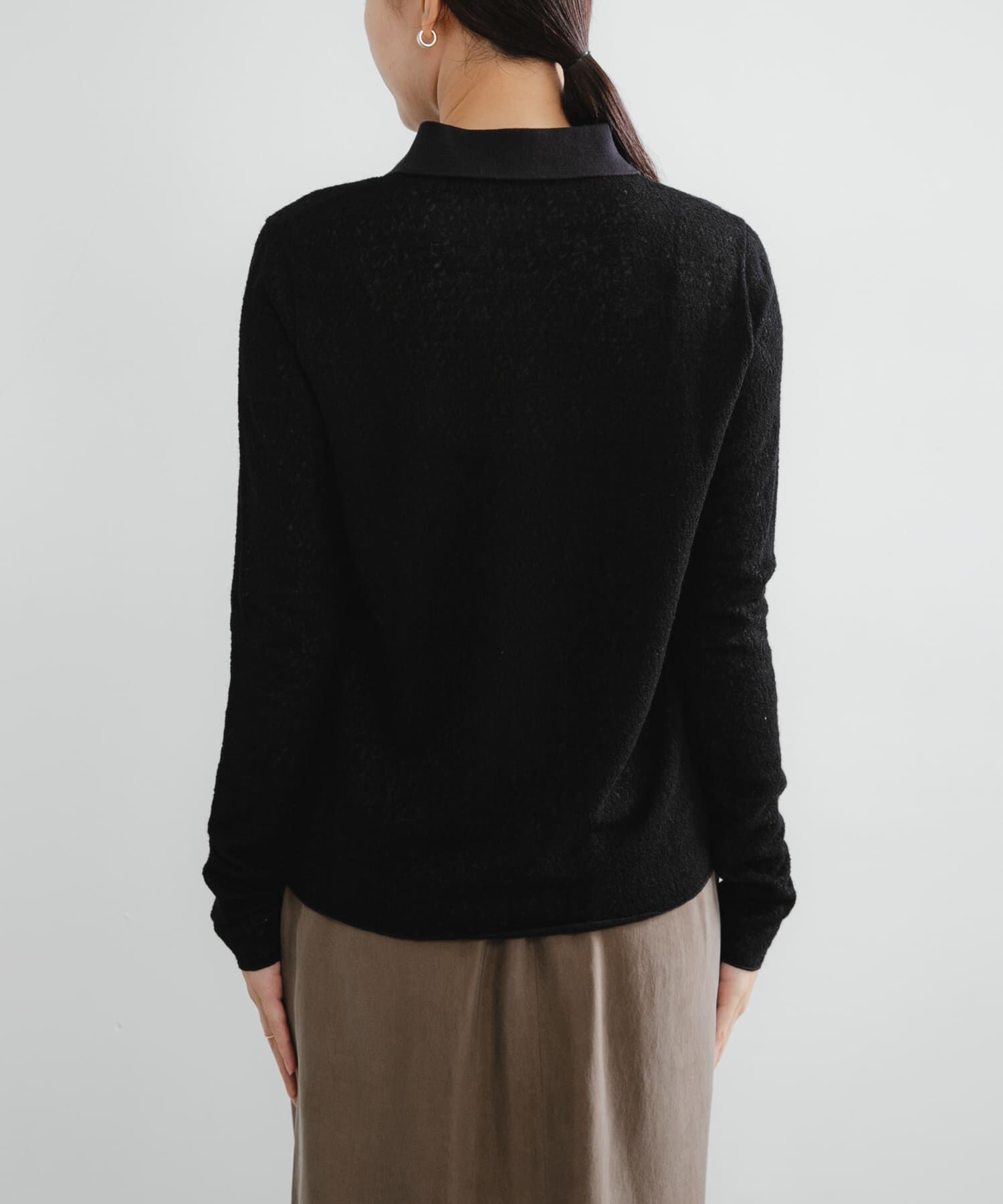 URBAN RESEARCH「ウールジャガードシャツカラートップス」|シャツ・ブラウス|