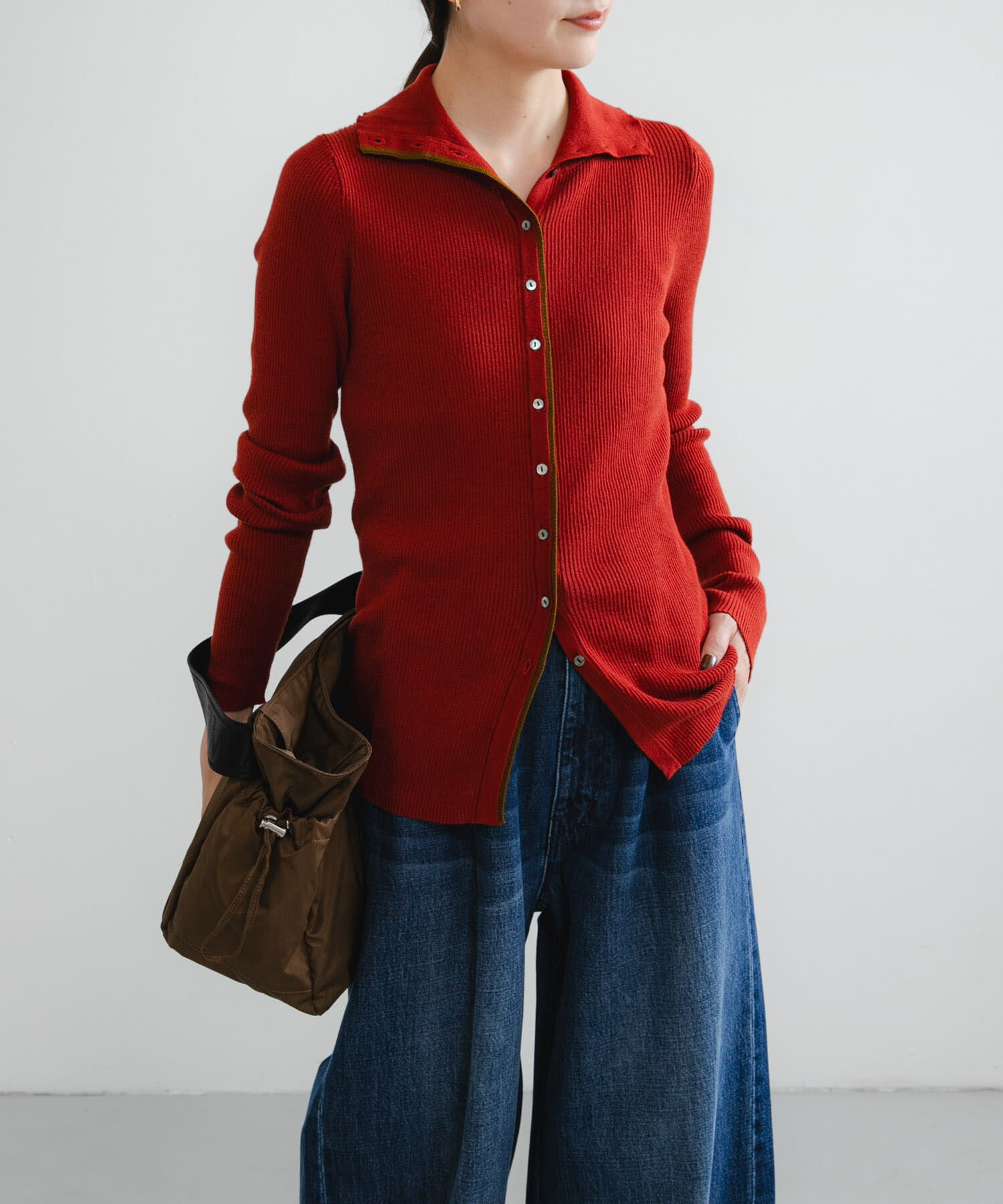 URBAN RESEARCH「『UR TECH』2WAYリブニット」|ニット・セーター|