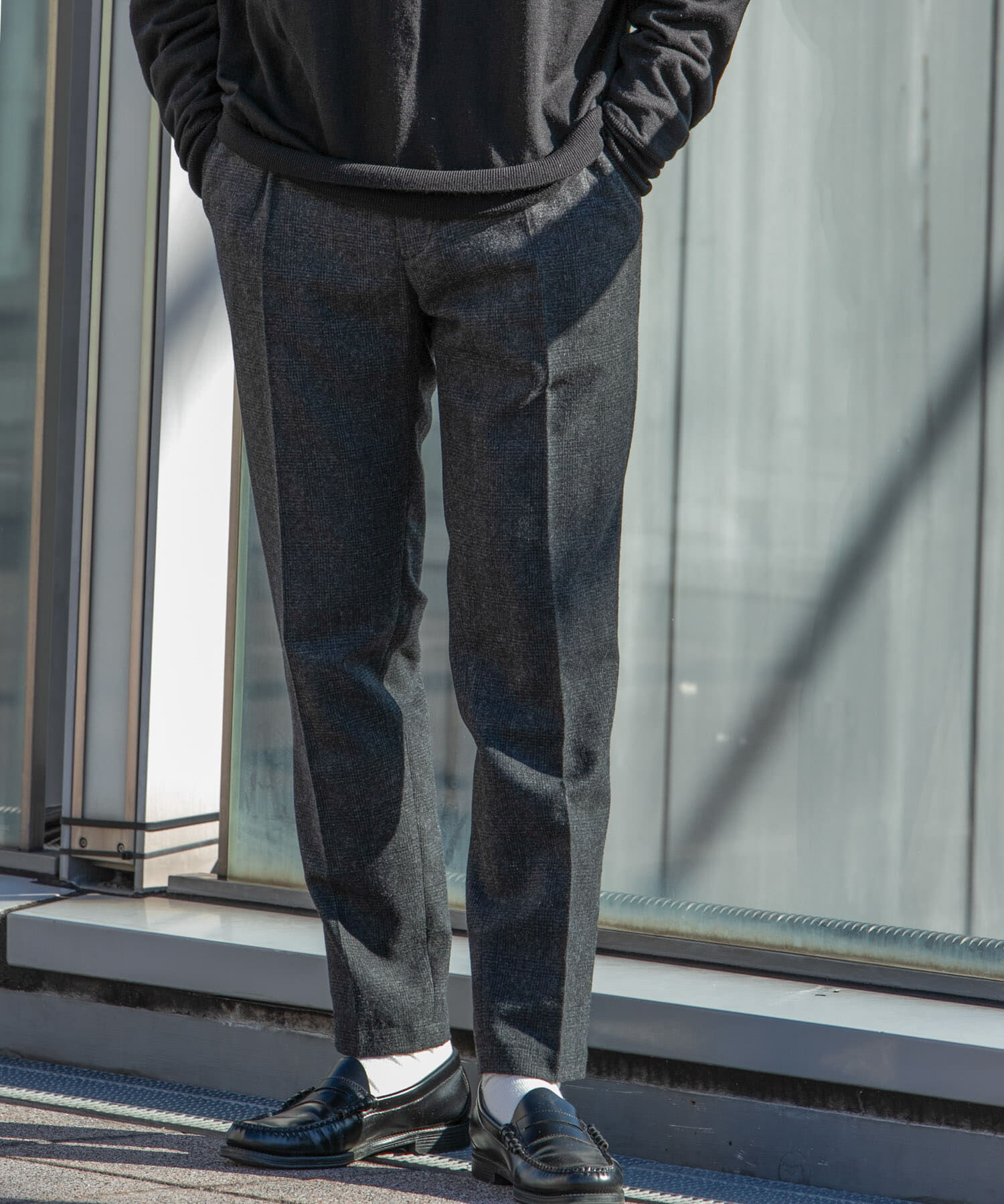 URBAN RESEARCH ROSSO「『XLサイズあり』ハイパフォーマンスウォームイージースラックス」|その他|ブラック