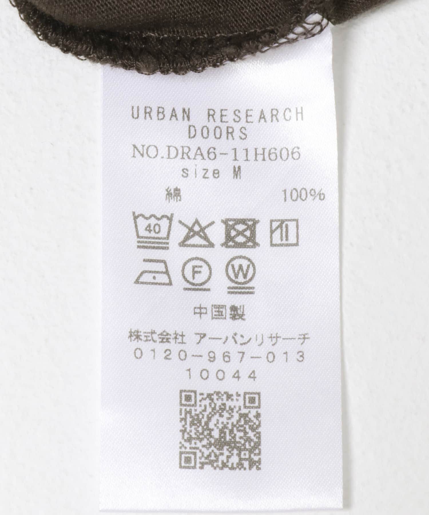 URBAN RESEARCH DOORS「Grow Organic クルーネックTシャツ」|Tシャツ・カットソー|
