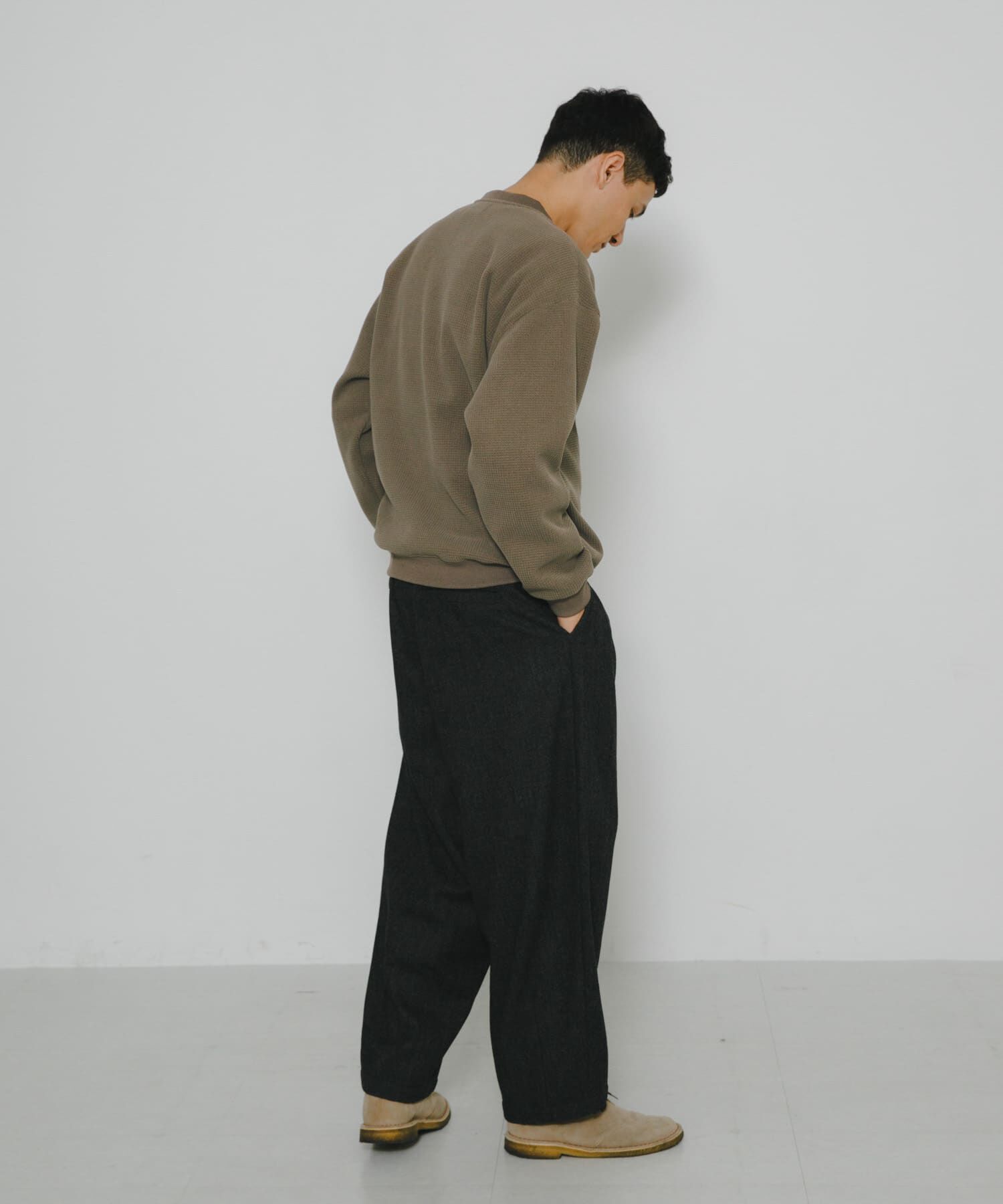 Sonny Label 「裏起毛ワッフルリラックスフィットプルオーバー」|Tシャツ・カットソー|