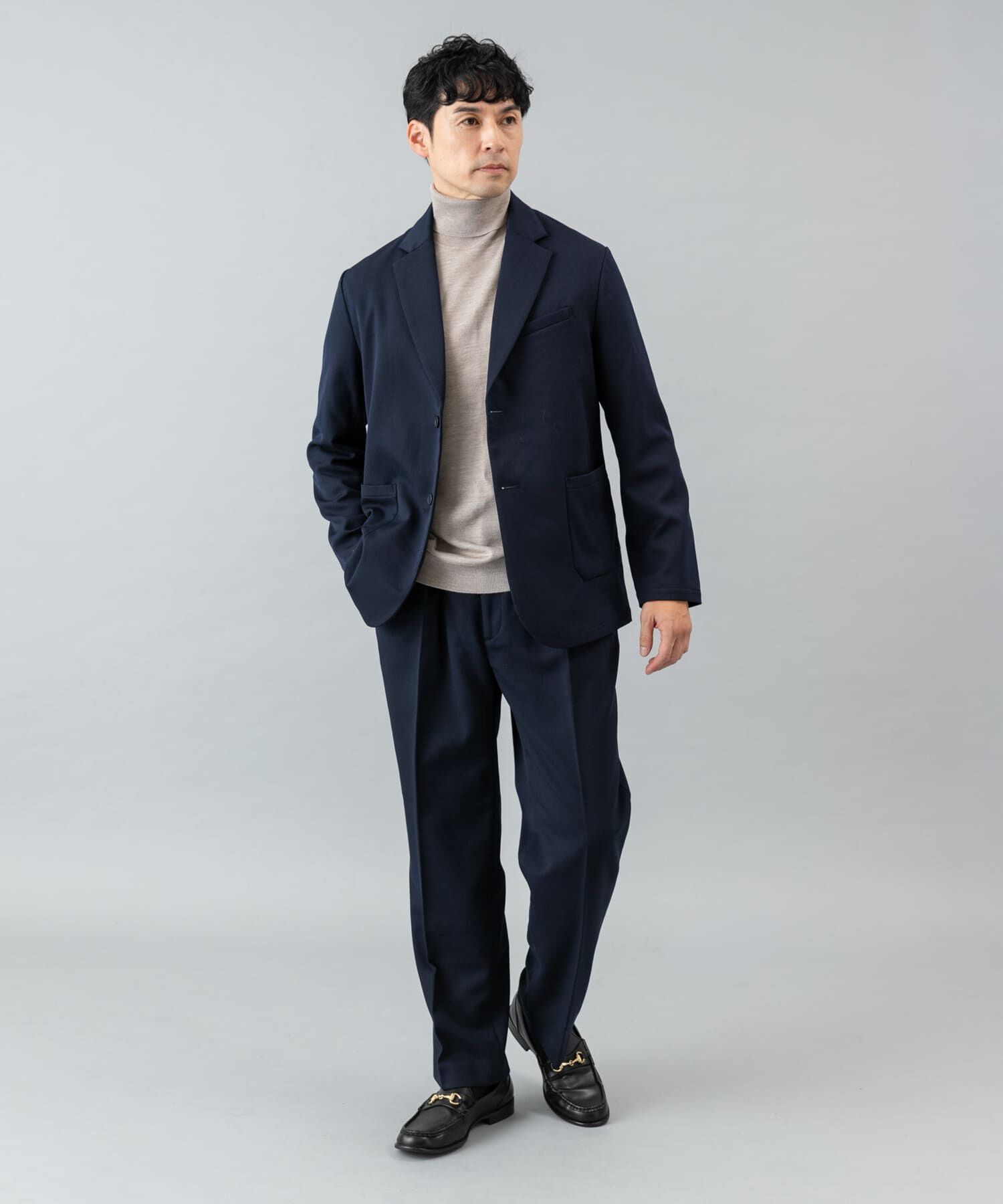 URBAN RESEARCH ROSSO「『XLサイズあり』ウォームストレッチセットアップ」|その他|ネイビー