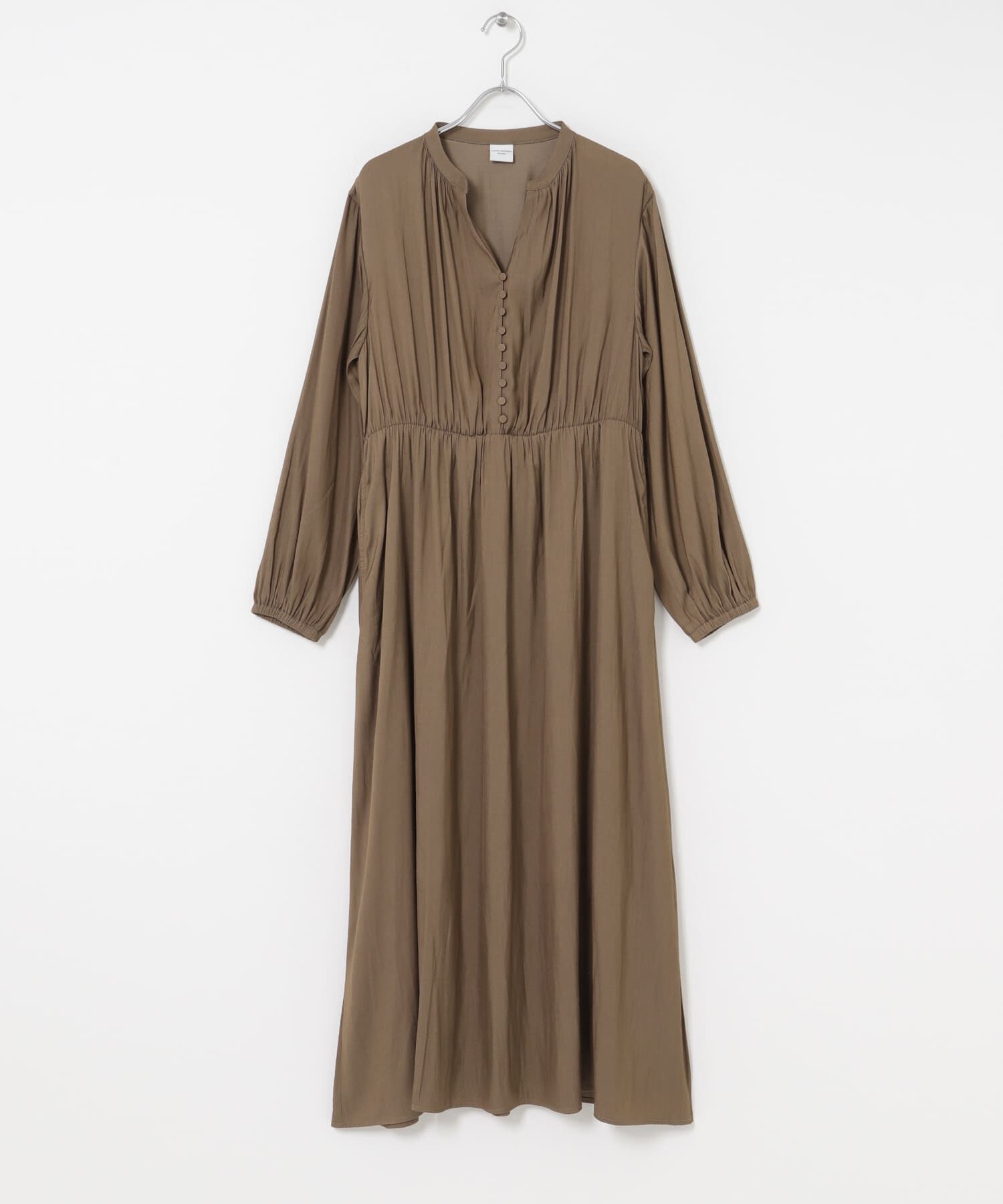 URBAN RESEARCH DOORS「『スタッフ企画』切替ギャザーフレアワンピース」|ワンピース|