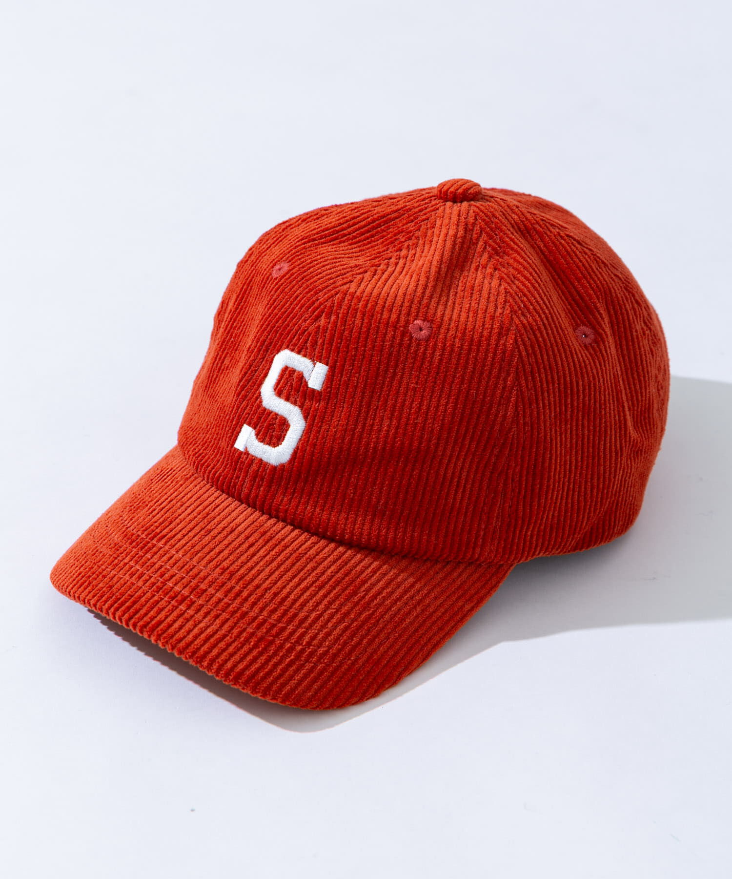 Sonny Label 「コーデュロイ刺繍キャップ」|キャップ・キャスケット|オレンジ