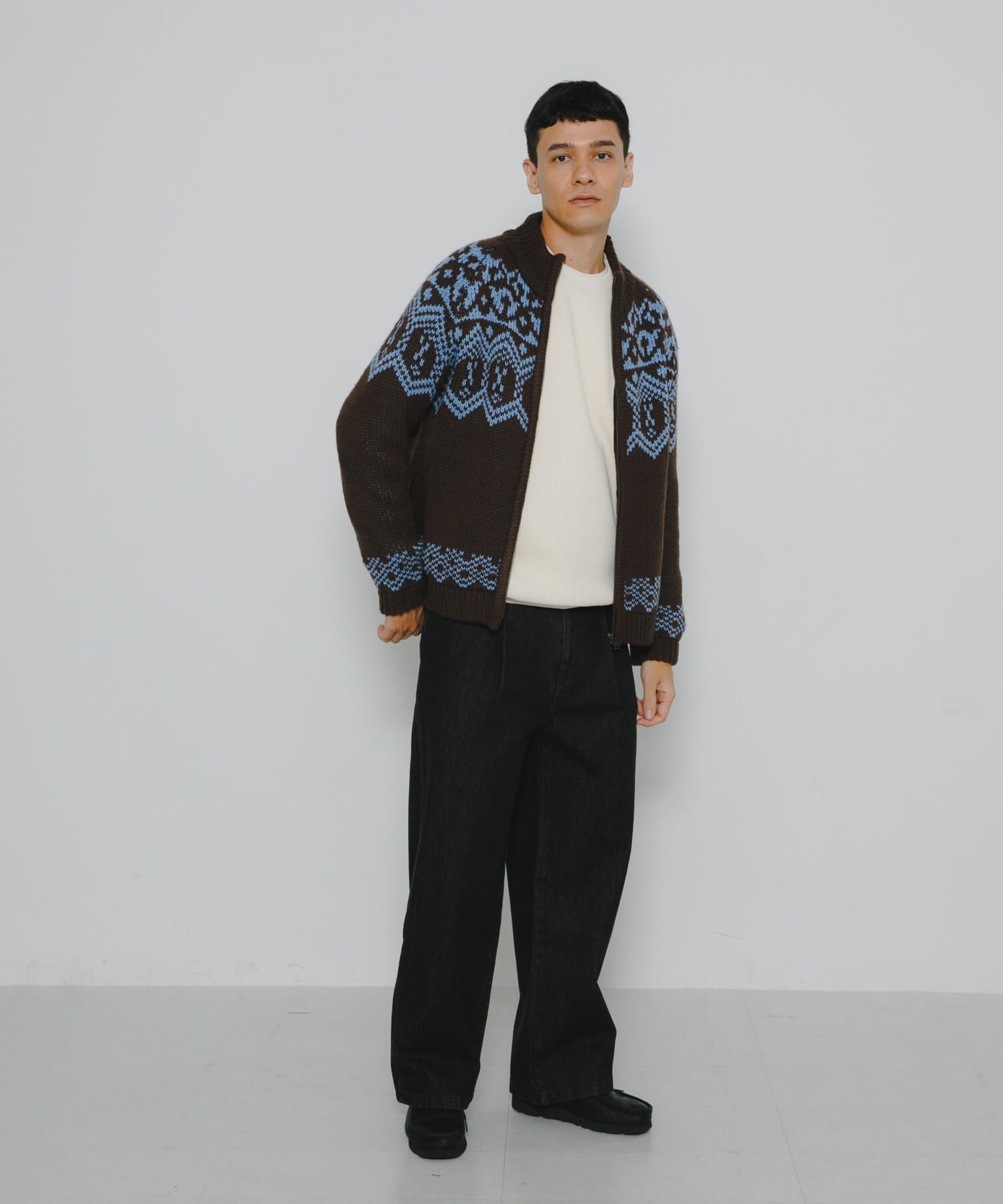 Sonny Label 「ジャガードジップアップニット」|ニット・セーター|