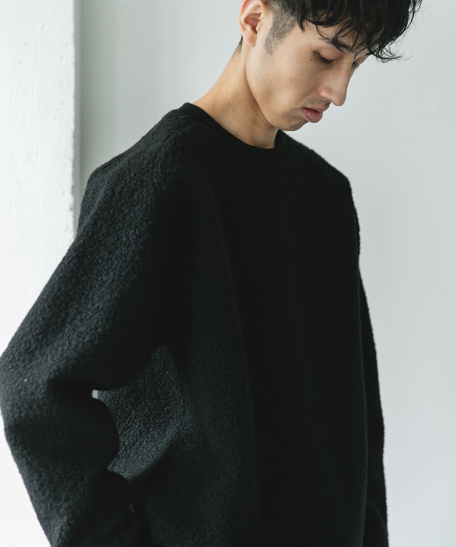 URBAN RESEARCH DOORS「ラグランスリーブブークレー プルオーバー」|Tシャツ・カットソー|