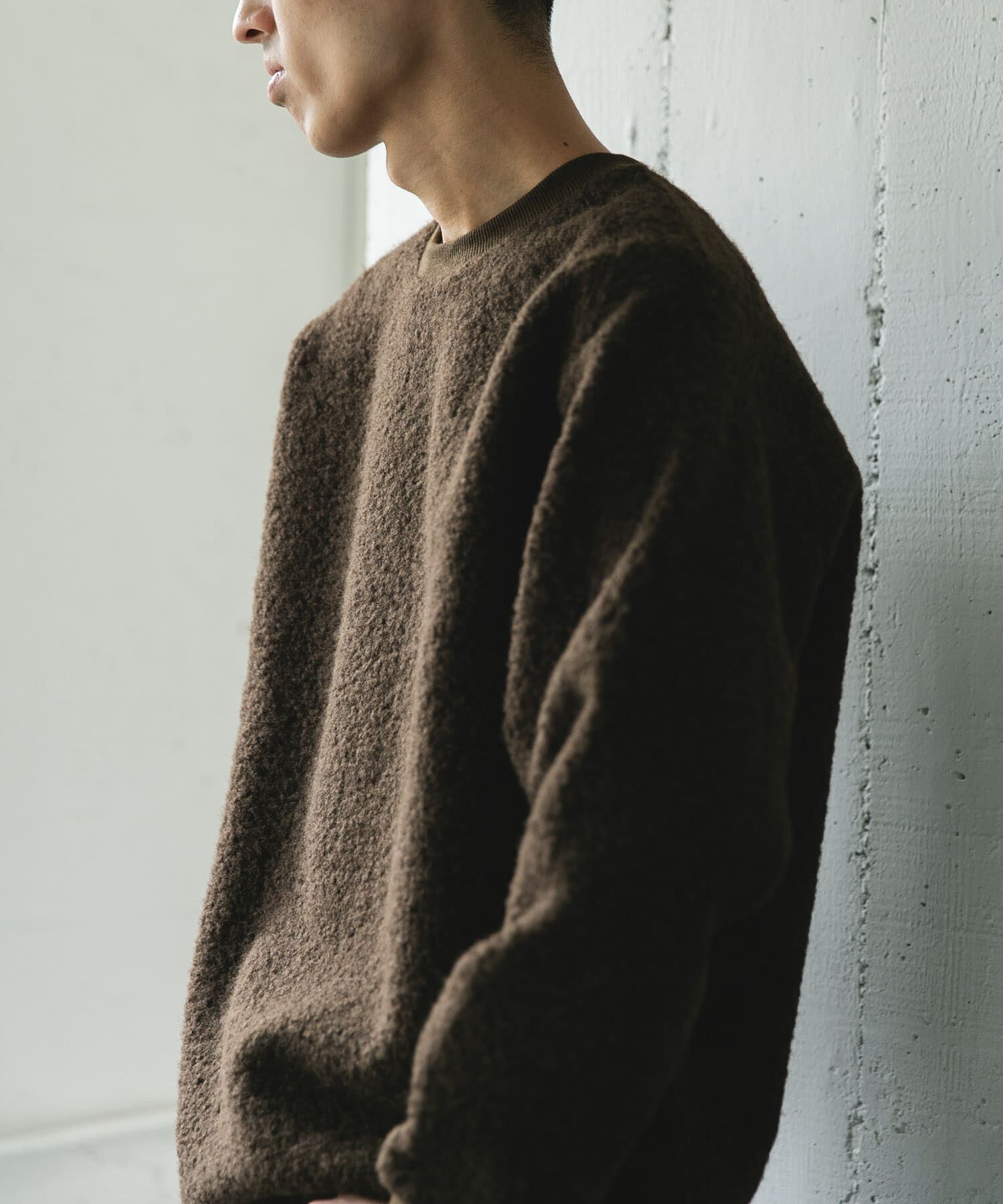 URBAN RESEARCH DOORS「ラグランスリーブブークレー プルオーバー」|Tシャツ・カットソー|